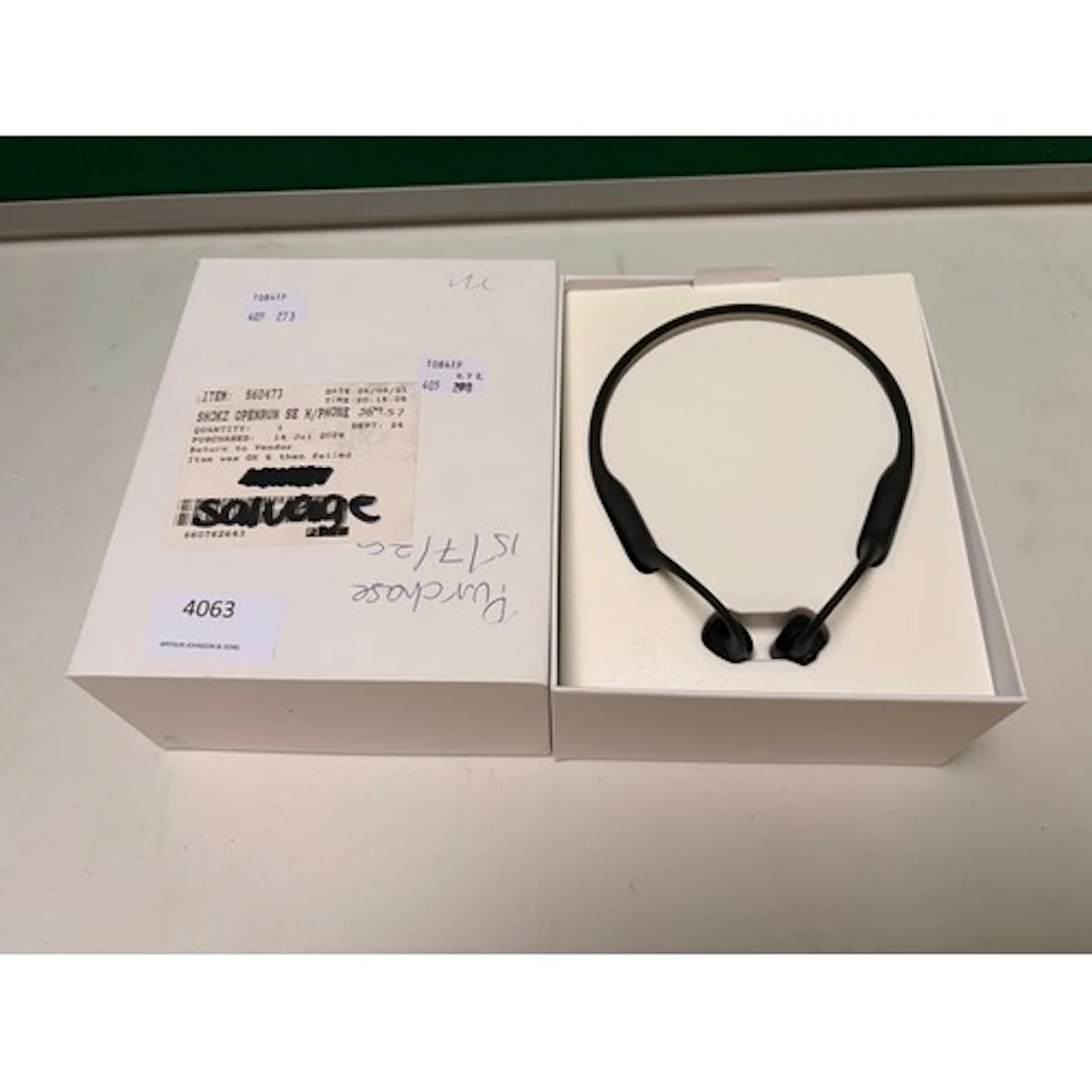 A pair of Shokz Openrun Se head phones comet grey (405-261) ...