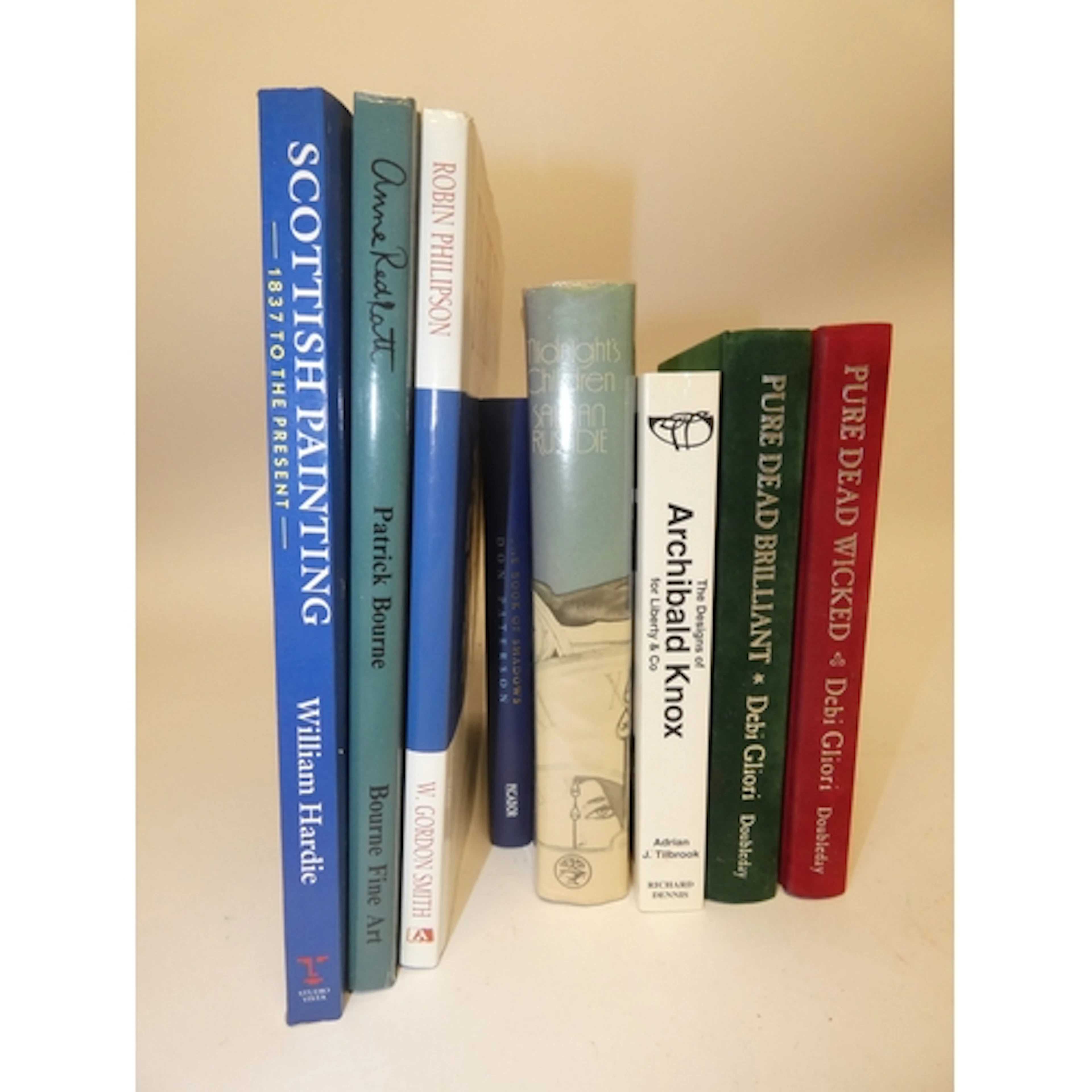 Two boxes of general books and novels, to include The design...