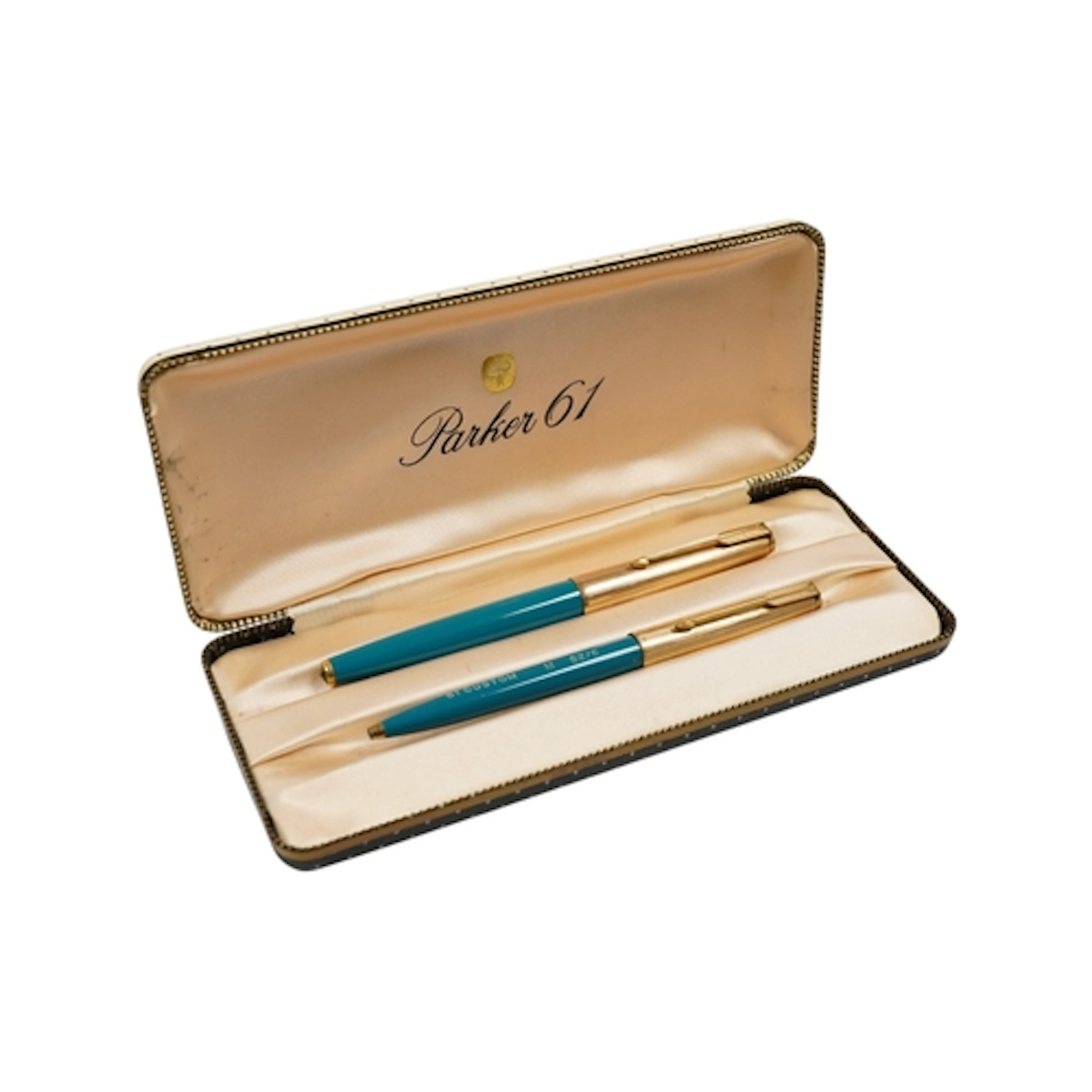 A mint and boxed Parker '61' set of fountain pen and ballpen...