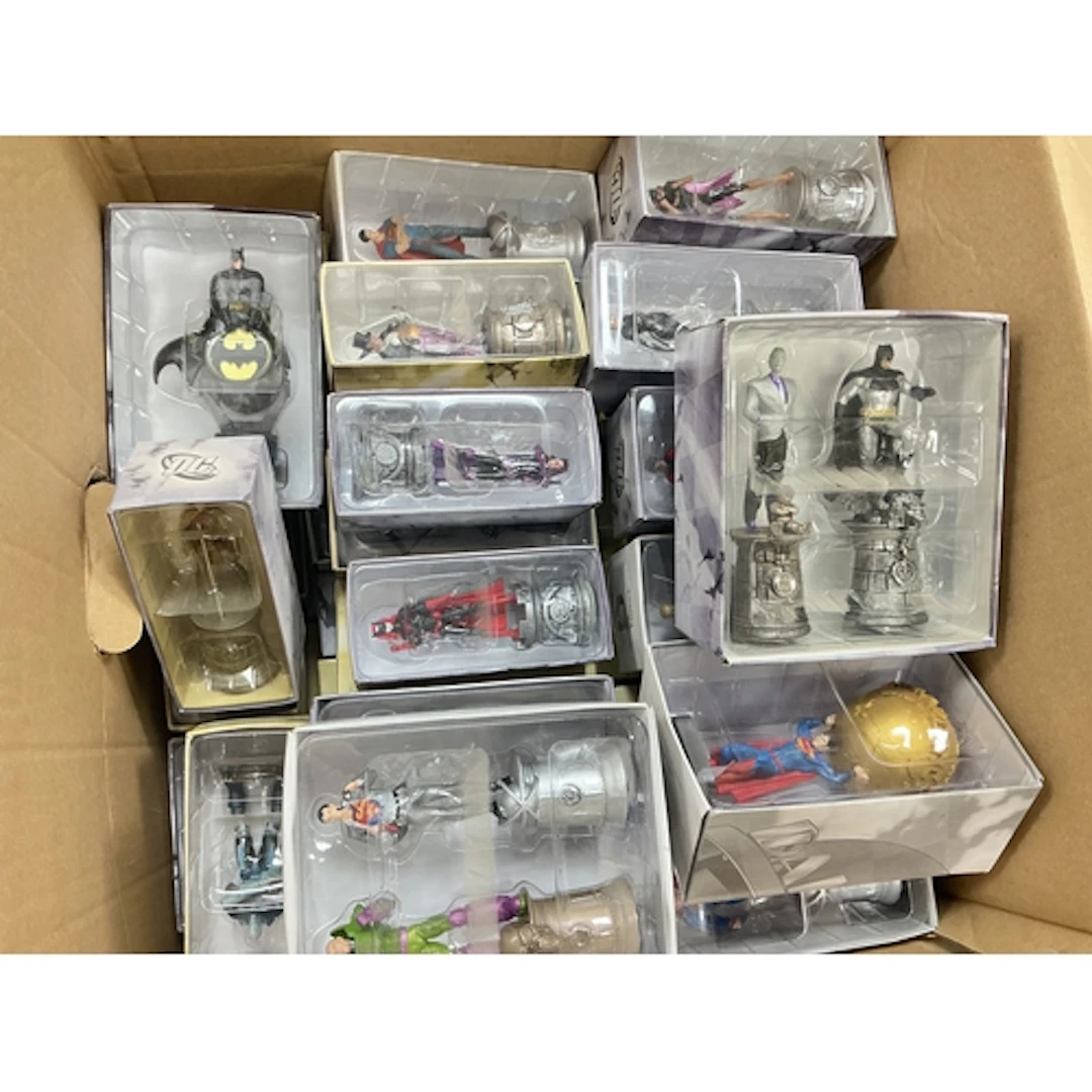 A Box Containing Eagle Moss DC Comics, Chess Collection. Wit...