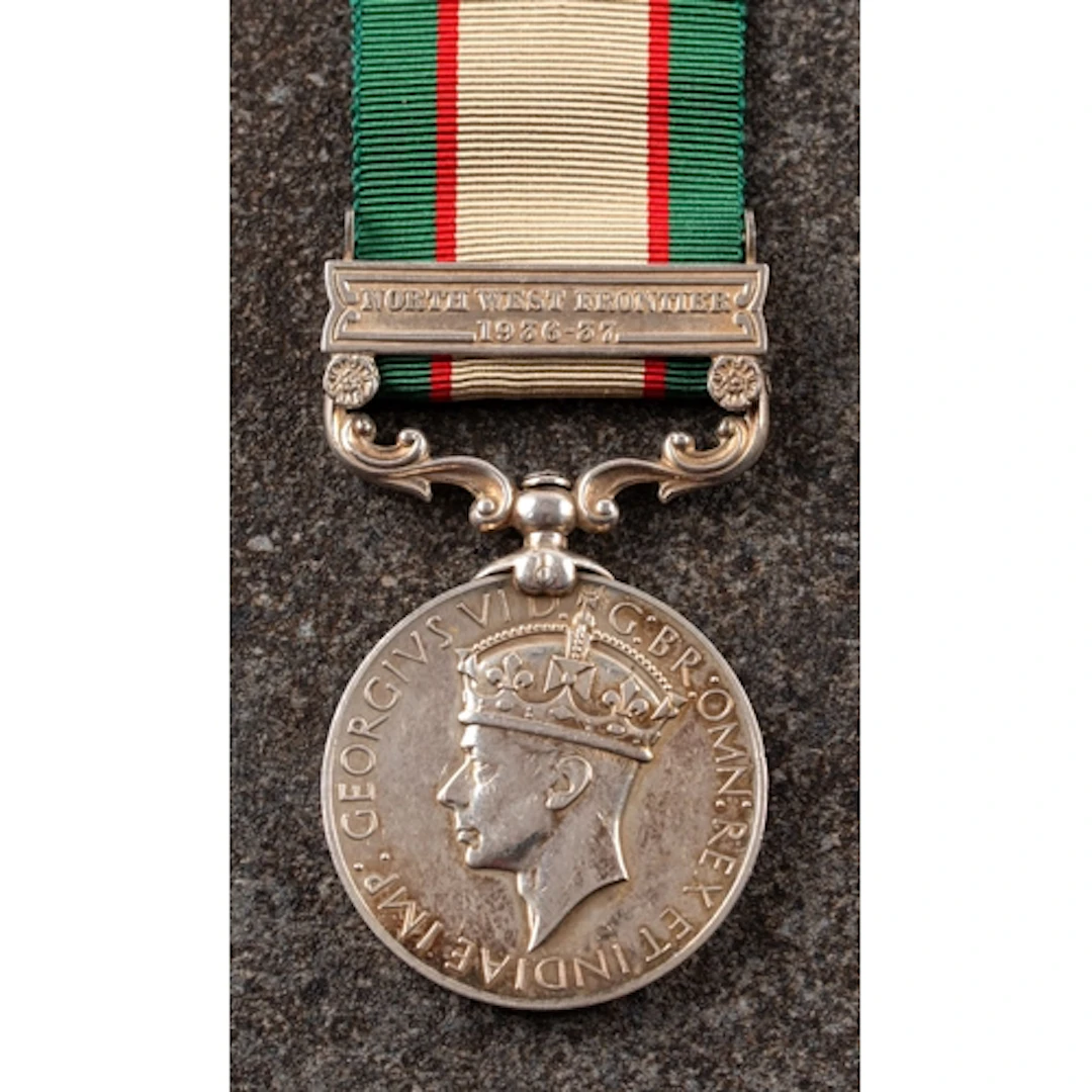 A KGVI India General Service Medal with North West Frontier ...