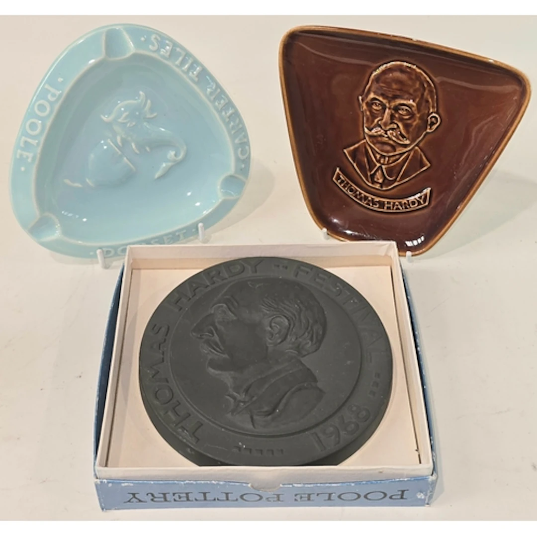 Poole Pottery limited edition Thomas hardy Festival 1968 pla...