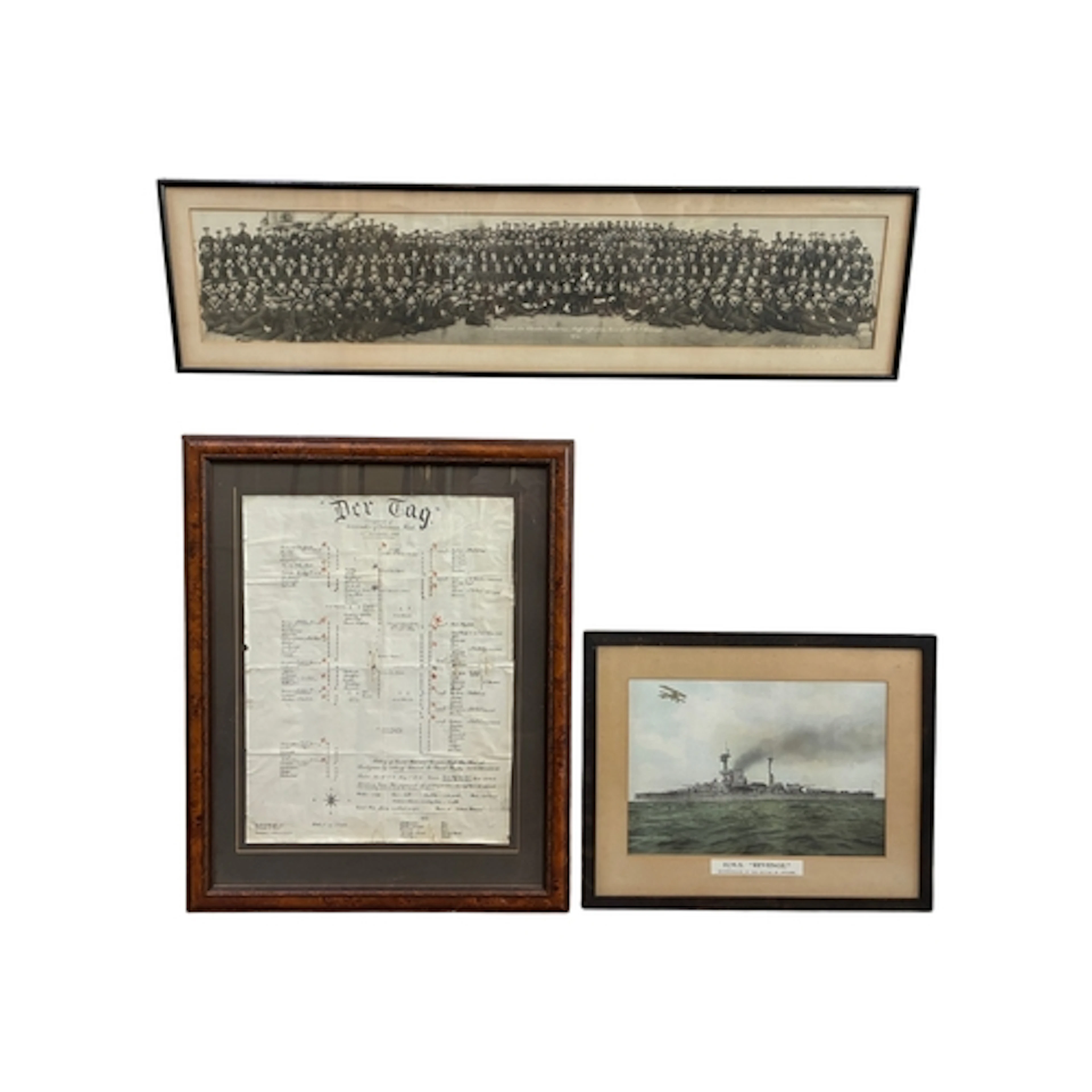 Naval Military Interest - H.M.S. Revenge: 'Der Tag; diagram ...