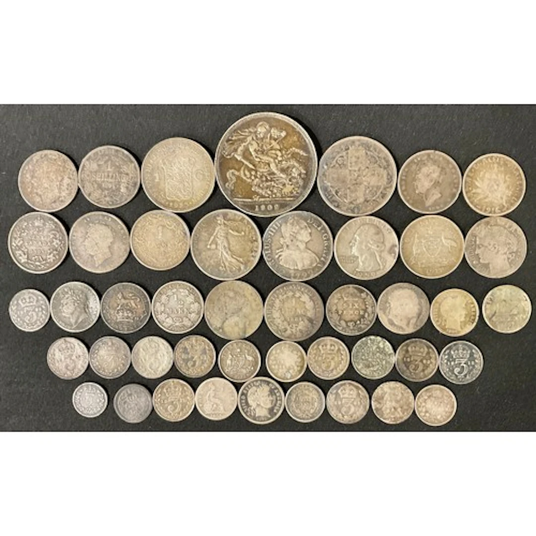 Coins - a collection of Victorian and later British and worl...