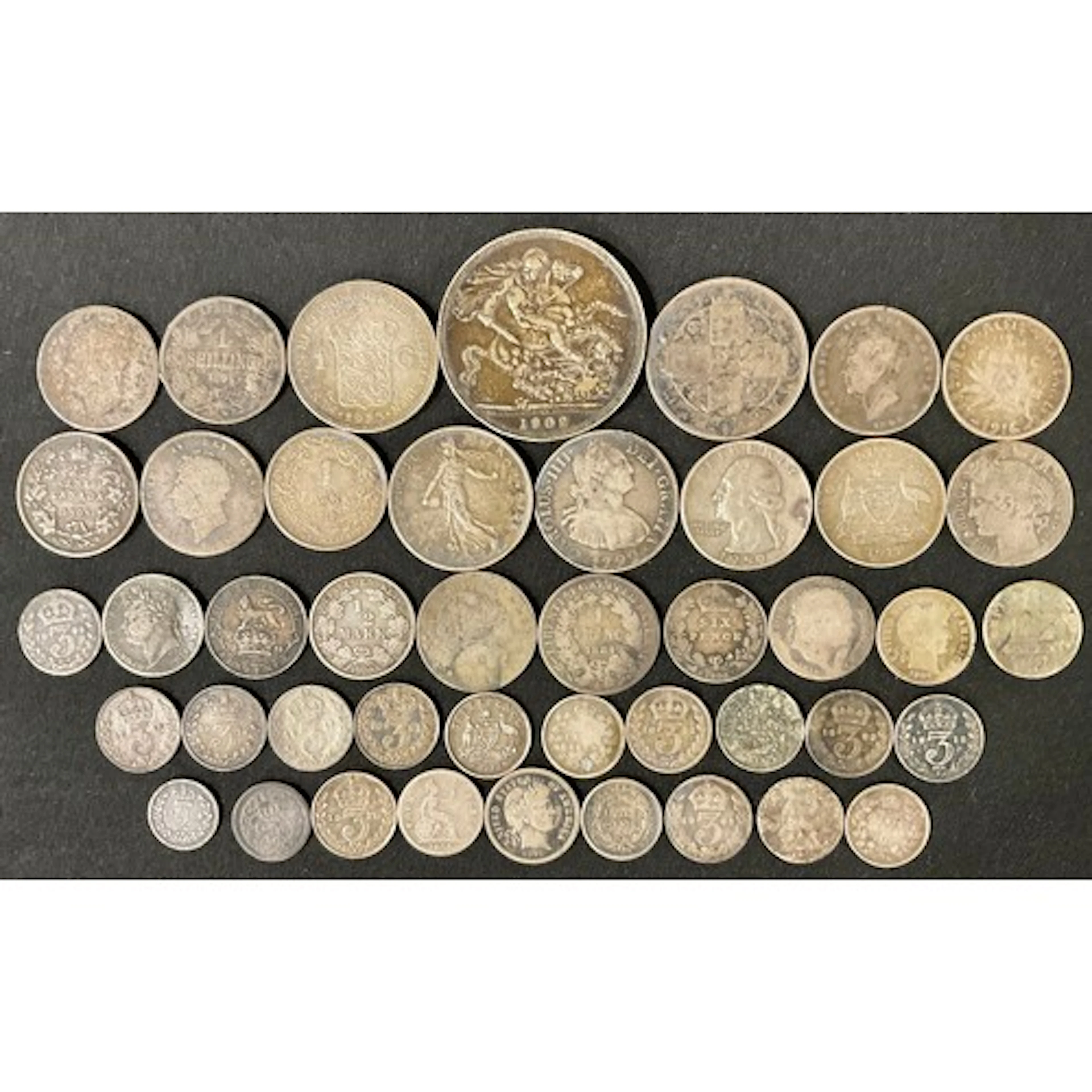 Coins - a collection of Victorian and later British and worl...
