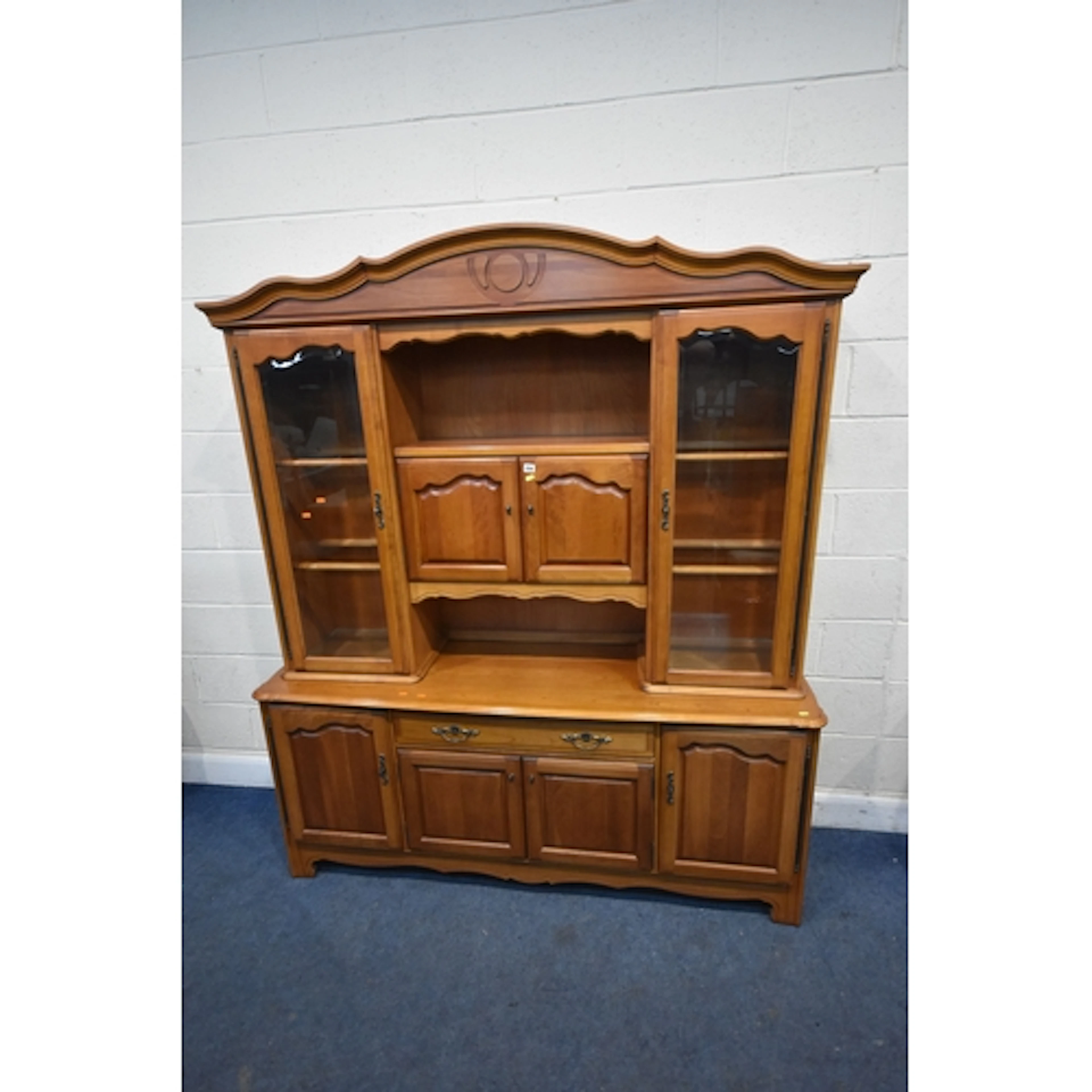 A PIERRE FONTAINE DRESSER, fitted with two bevelled glazed d...