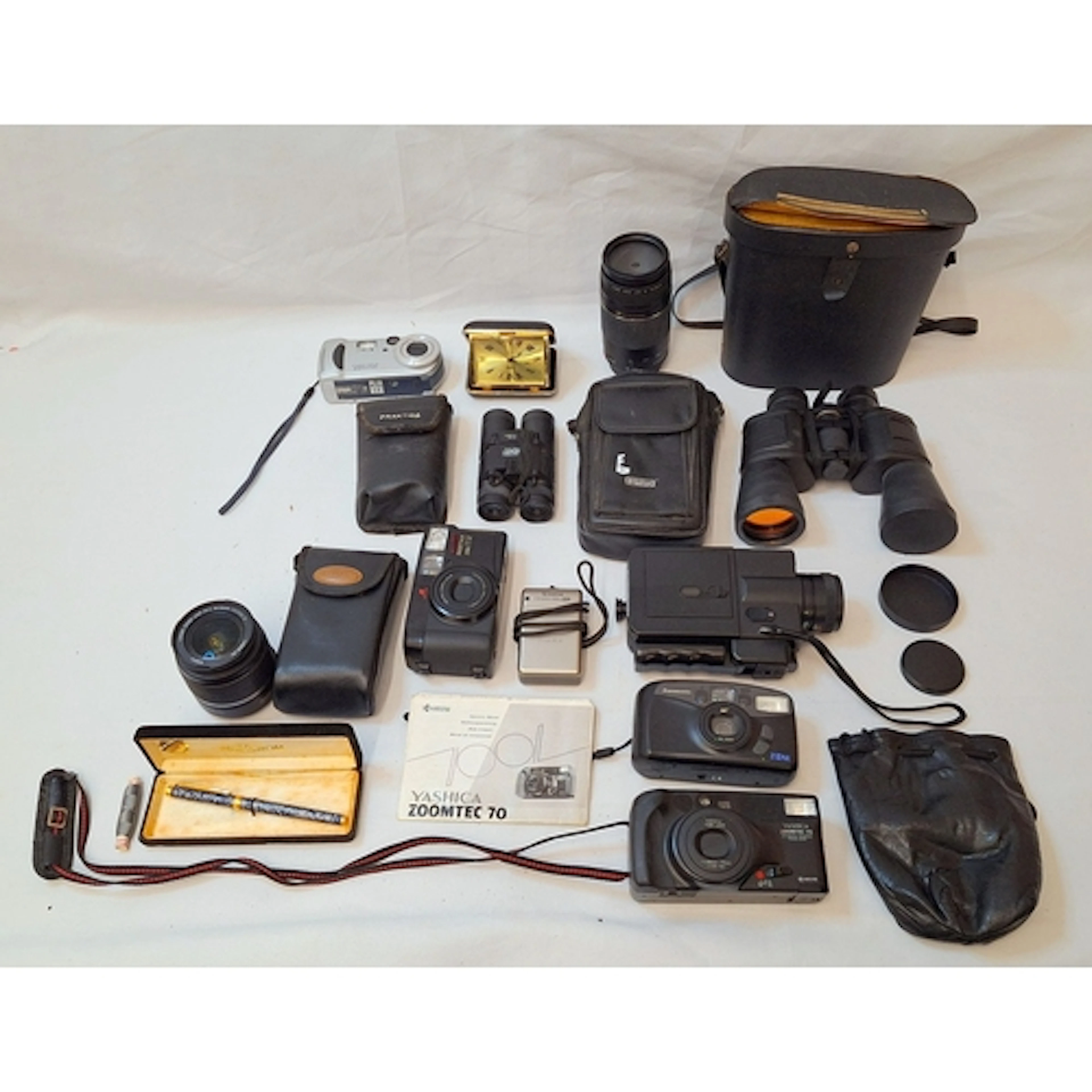 Cameras incl. Eumig 23xXL video camera, pair Magni Vision Pr...