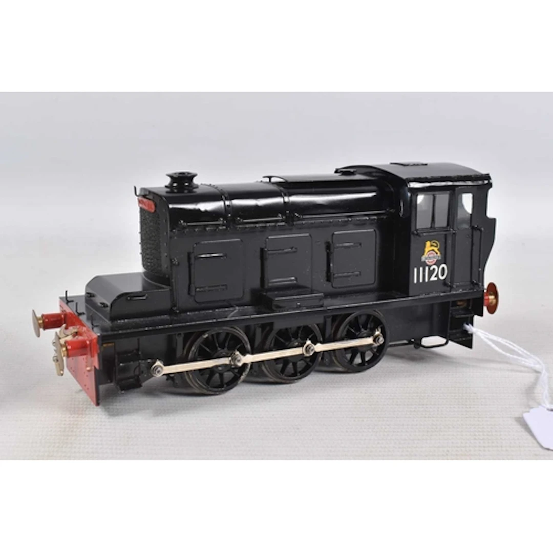 A BOXED KIT BUILT O GAUGE HUDSWELL 0-6-0 SHUNTING LOCOMOTIVE...