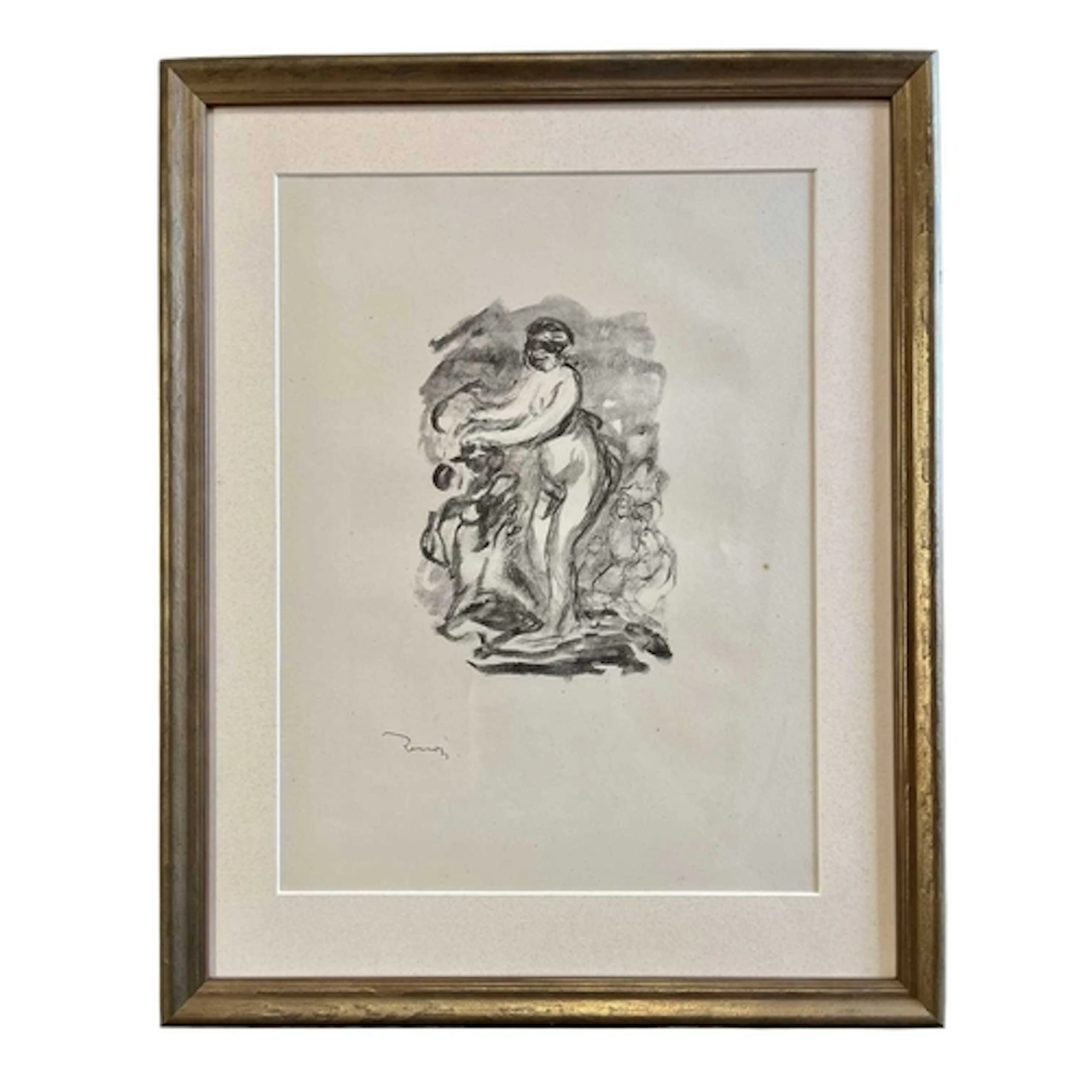 Pierre-Auguste Renoir (French, 1841-1919) - Femme au cep de ...