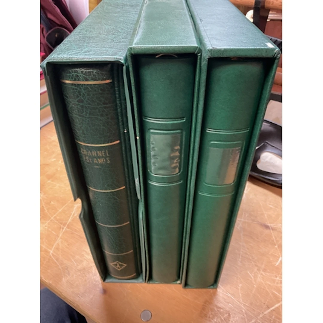 Three albums of mint Channel Islands and IOM.