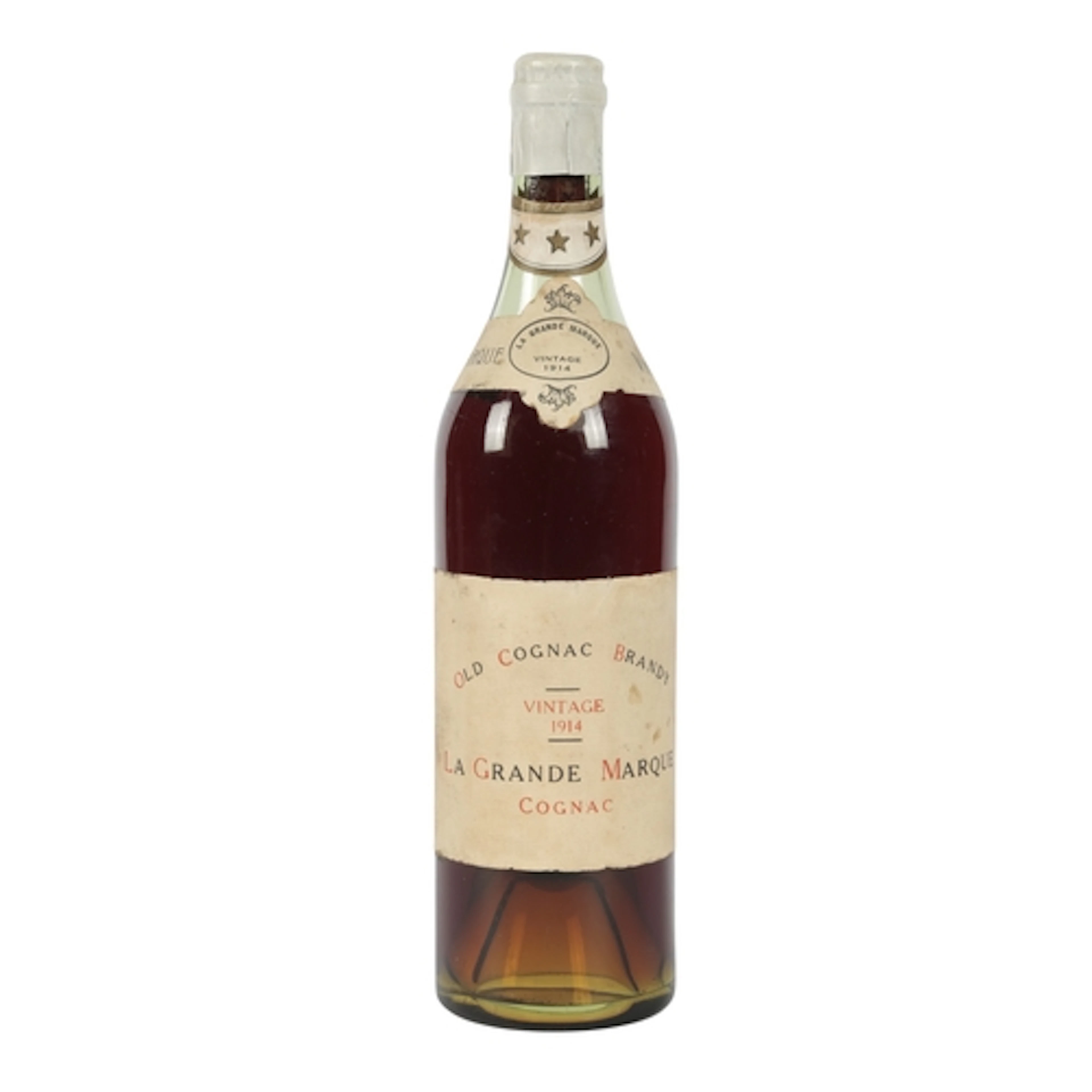 1914 la grande marque old cognac three star brandy
