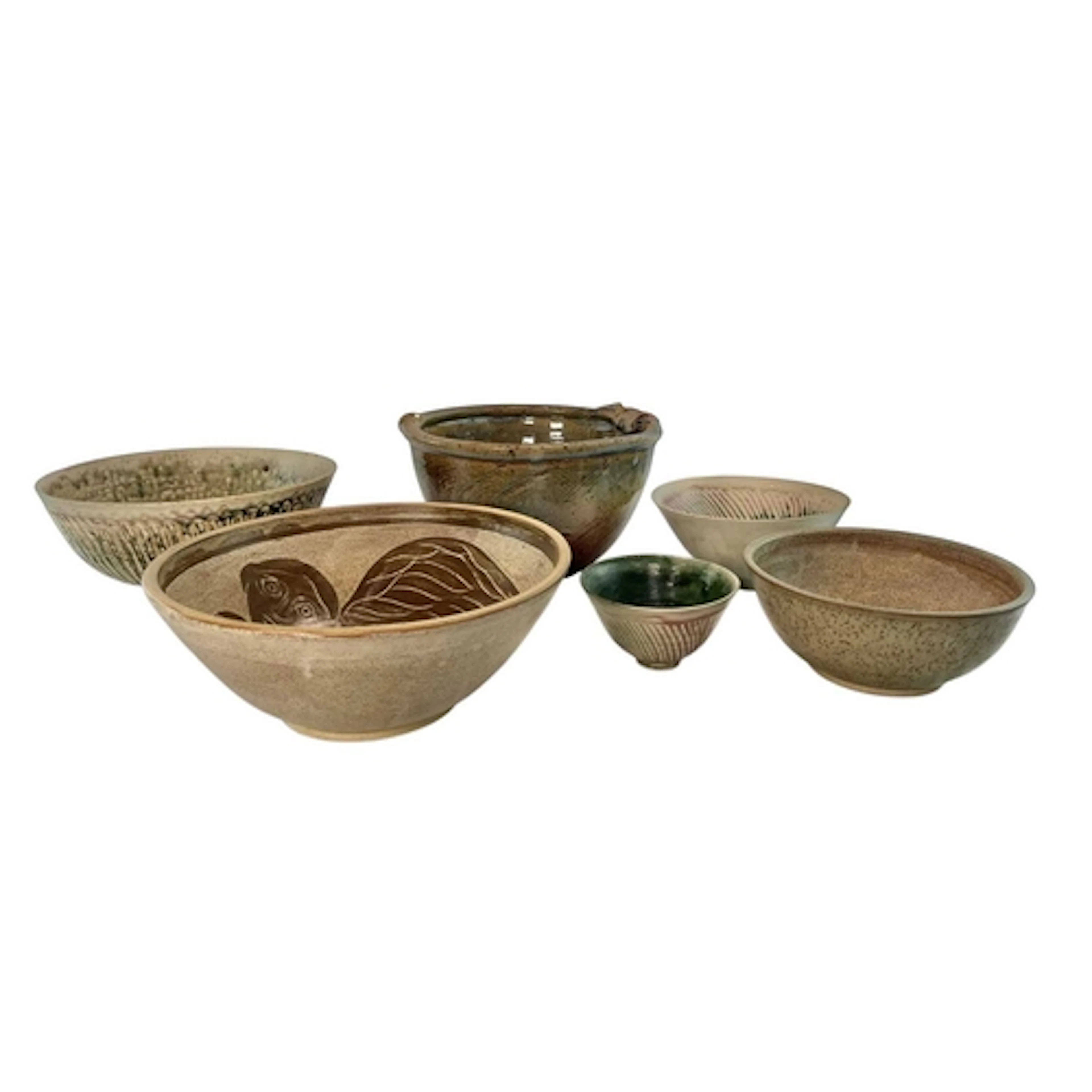 Studio Art Pottery - a mixed selection of studio art centrep...