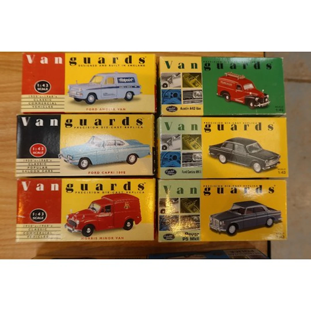 6 Vanguard boxed models