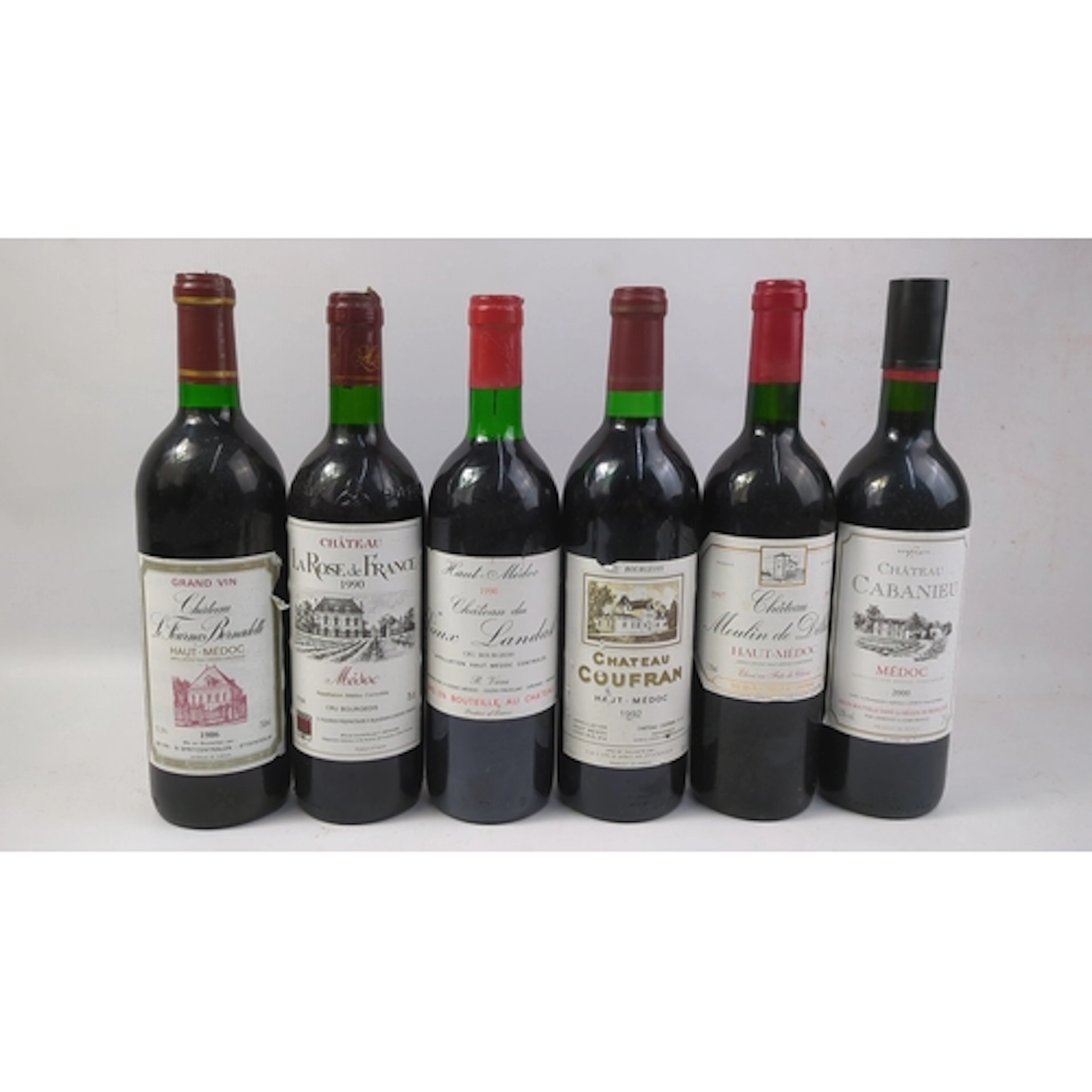 6 x bottles of Bordeaux red wine: Château Le Fournas B...