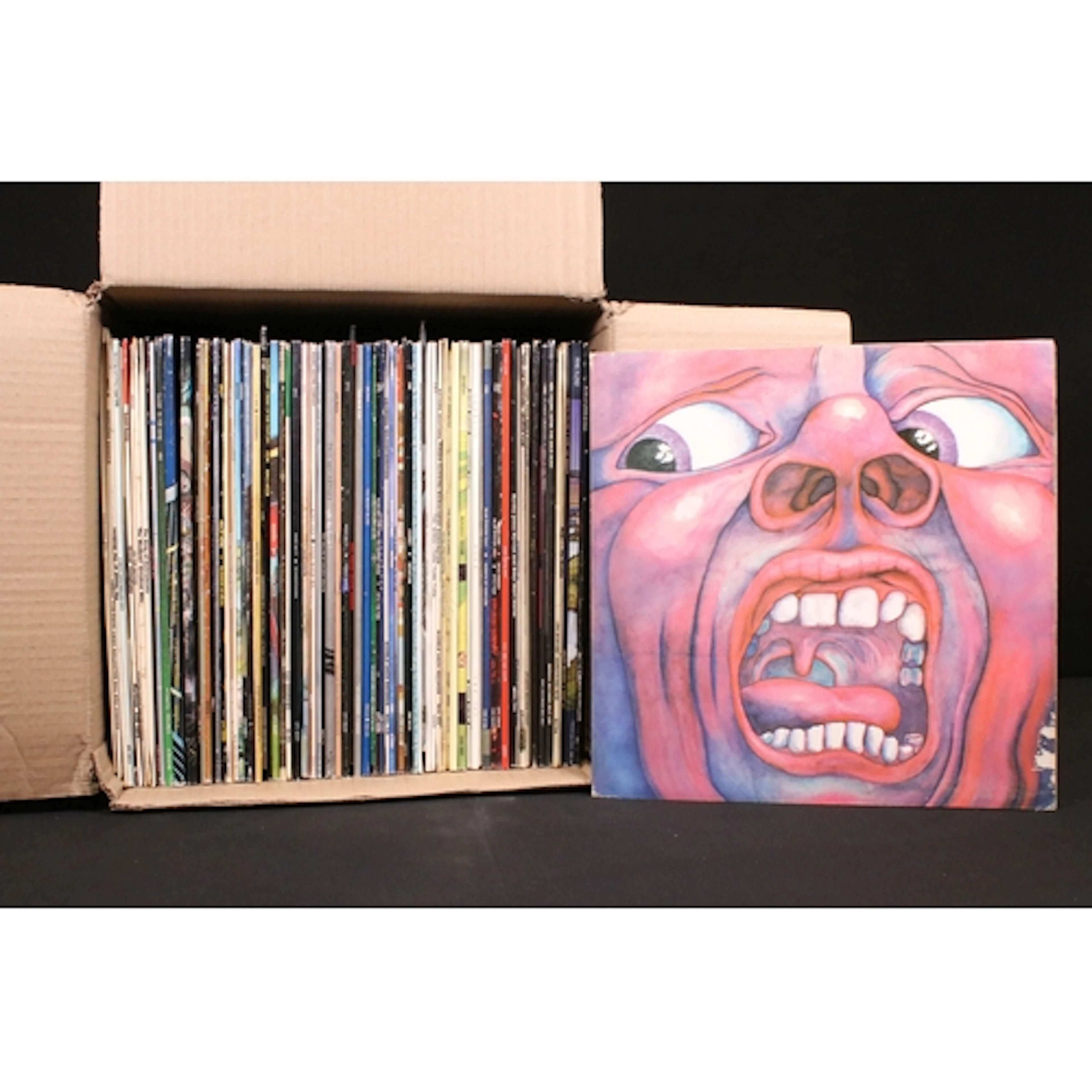 Vinyl - Over 75 Rock & Pop LPs and 3 12" to include King Cri...