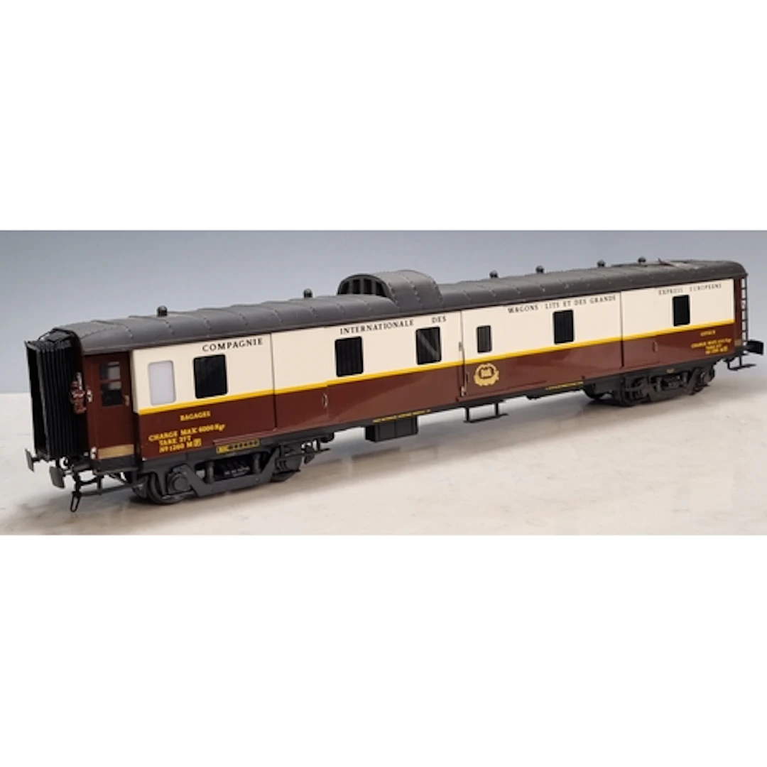 A brass made Gauge 1 Express Europeens 8-wheel Baggage Car, ...