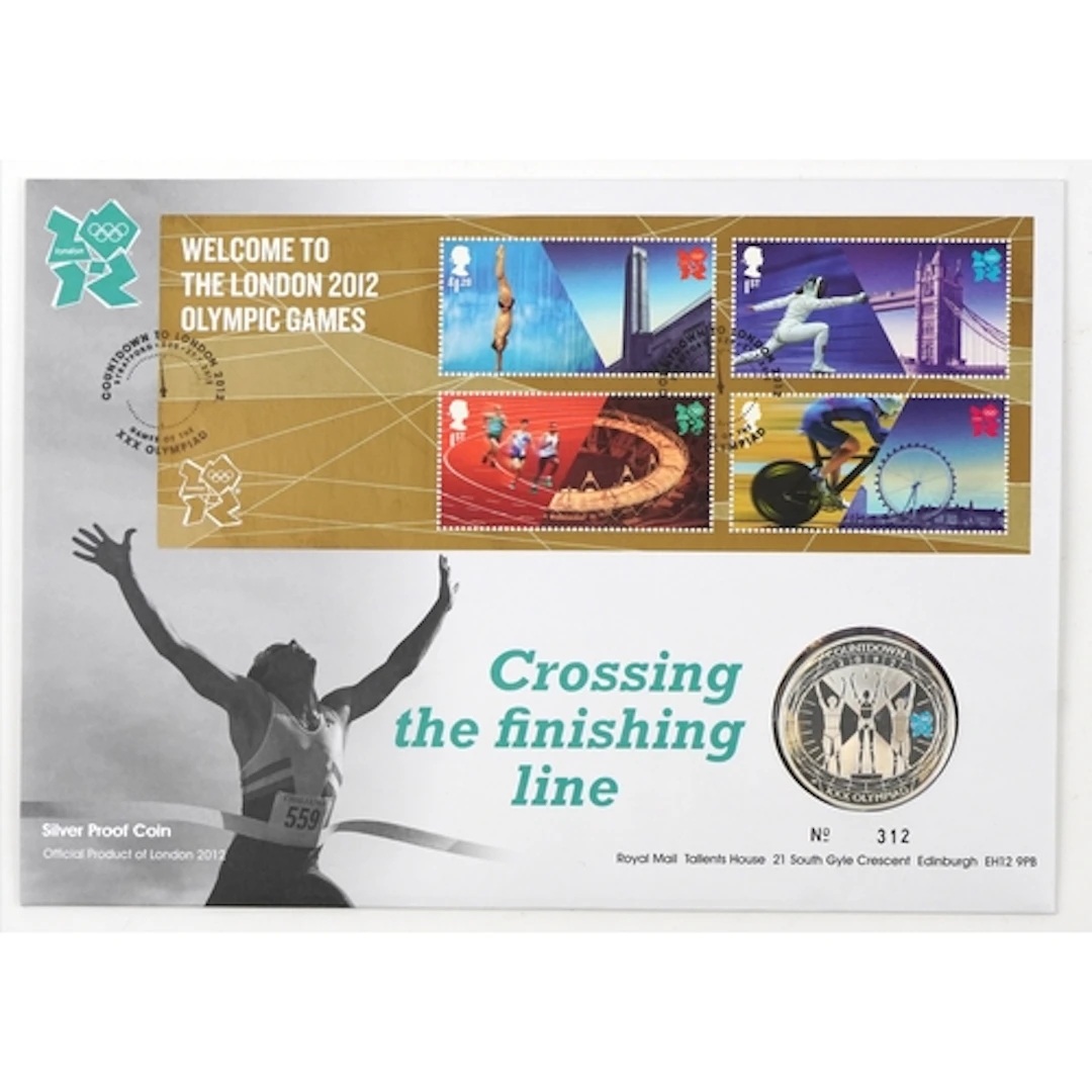 Royal Mail/Royal Mint commemorative coin covers, 2012 London...