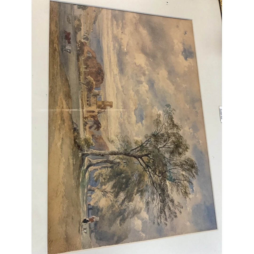 George Arthur Fripp RWS (1813-1896),Two large watercolours o...