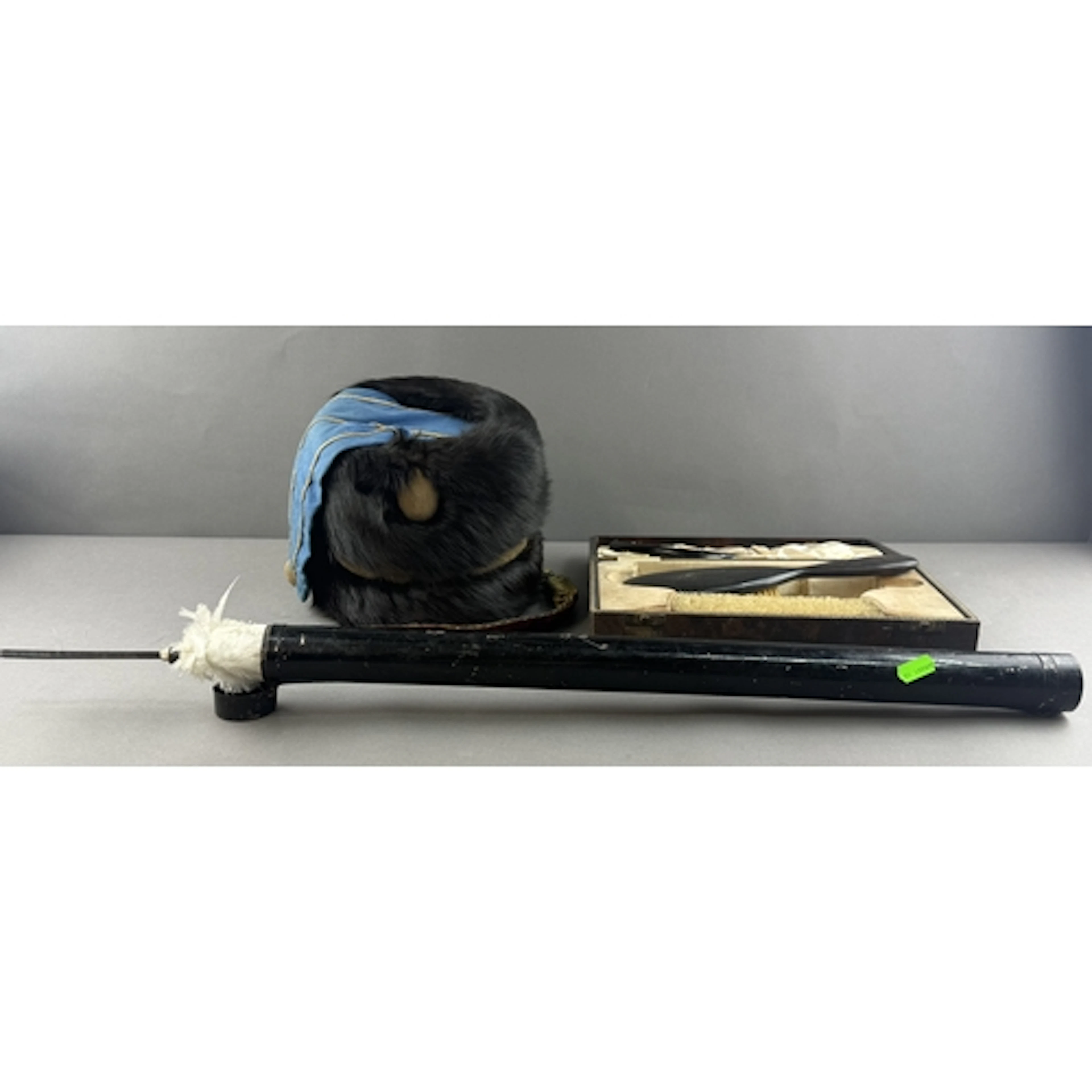 Militaria: an early 20th century Officer's busby of the 3rd ...
