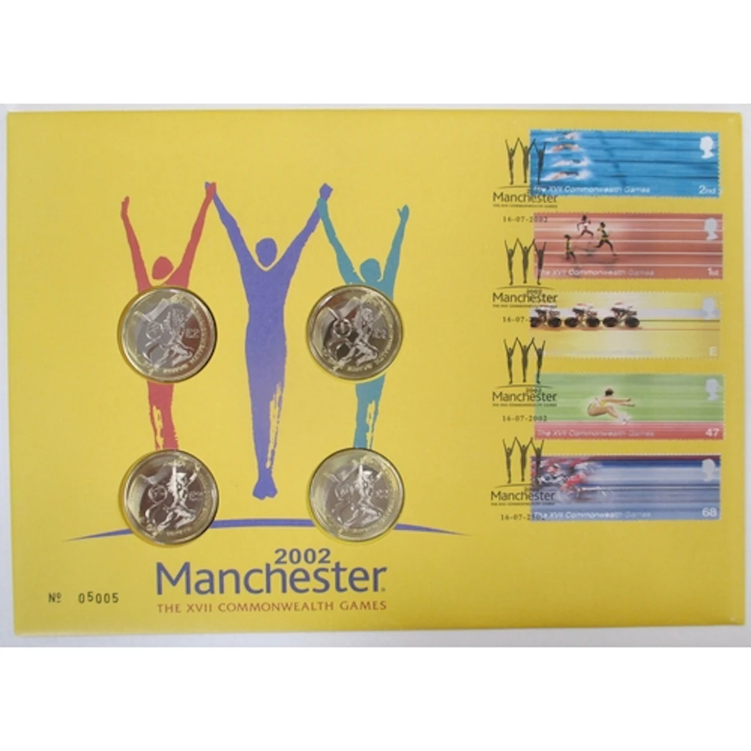 2002 'Manchester XVIII Commonwealth Games' commemorative cov...