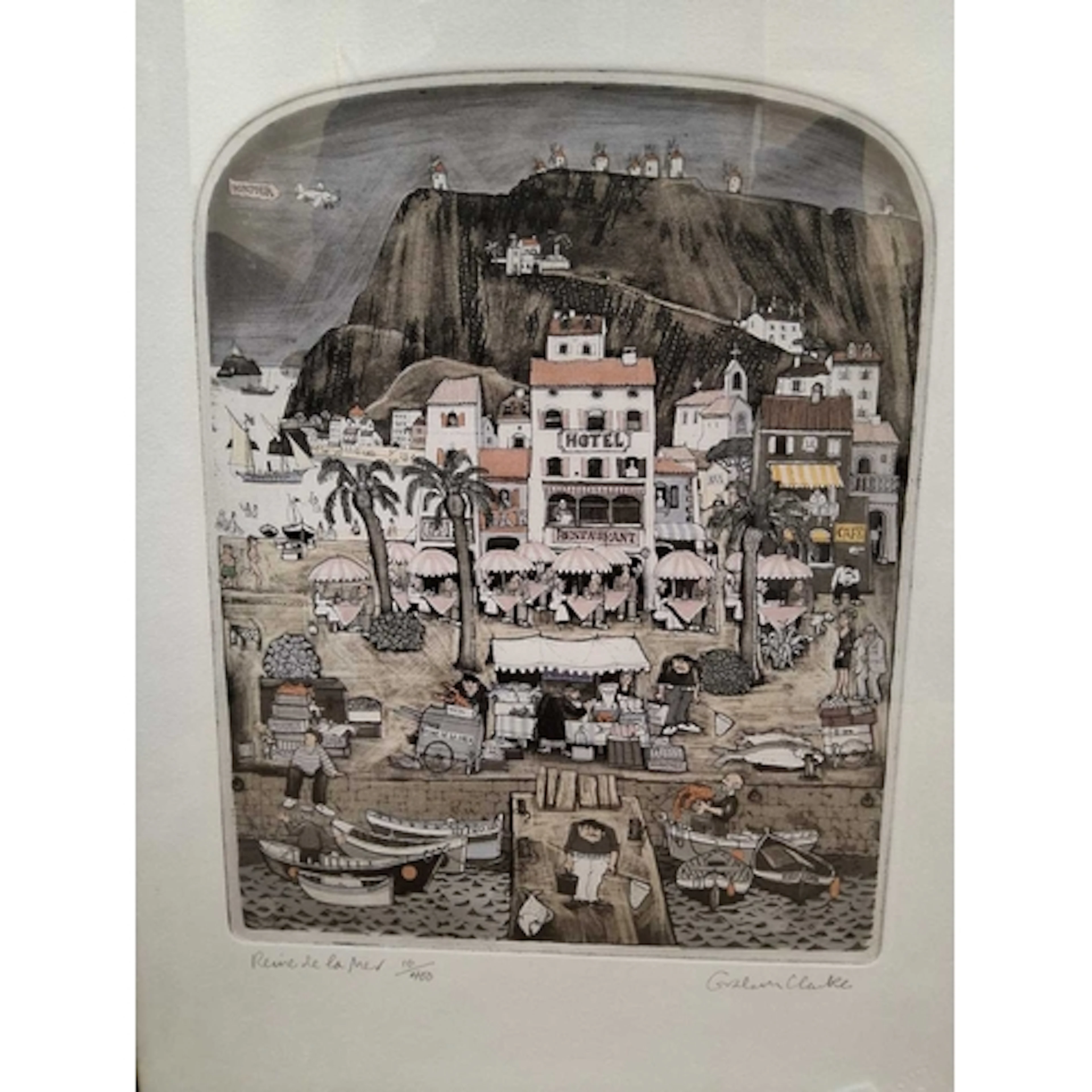 GRAHAM CLARKE (british 1941) 'REINE DE LA MER', a limited ed...