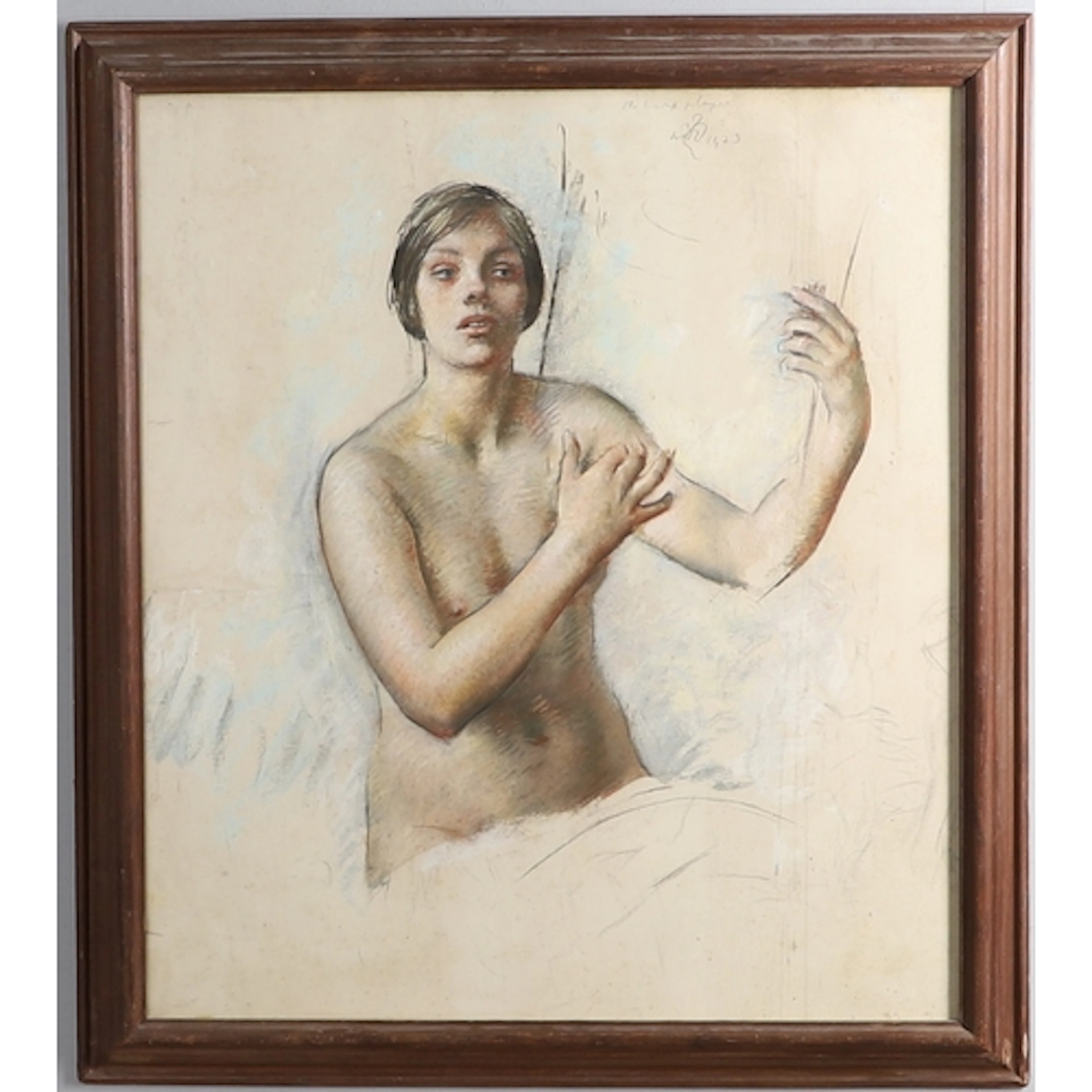 WILLIAM BRUCE ELLIS RANKEN (1881-1941). 'THE HARP PLAYER'. S...