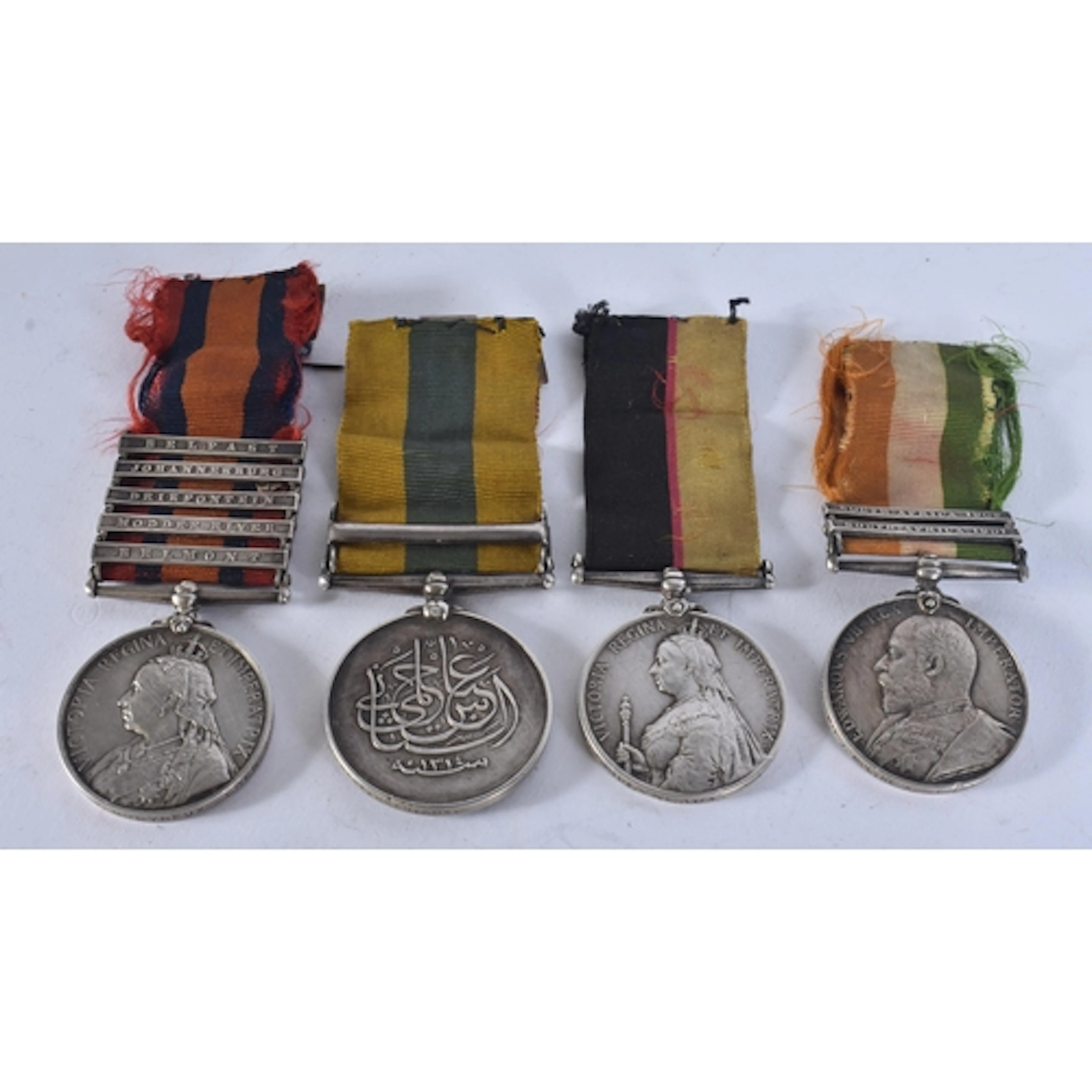 AN INTERESTING MEDAL GROUP including Kings South Africa, Sud...