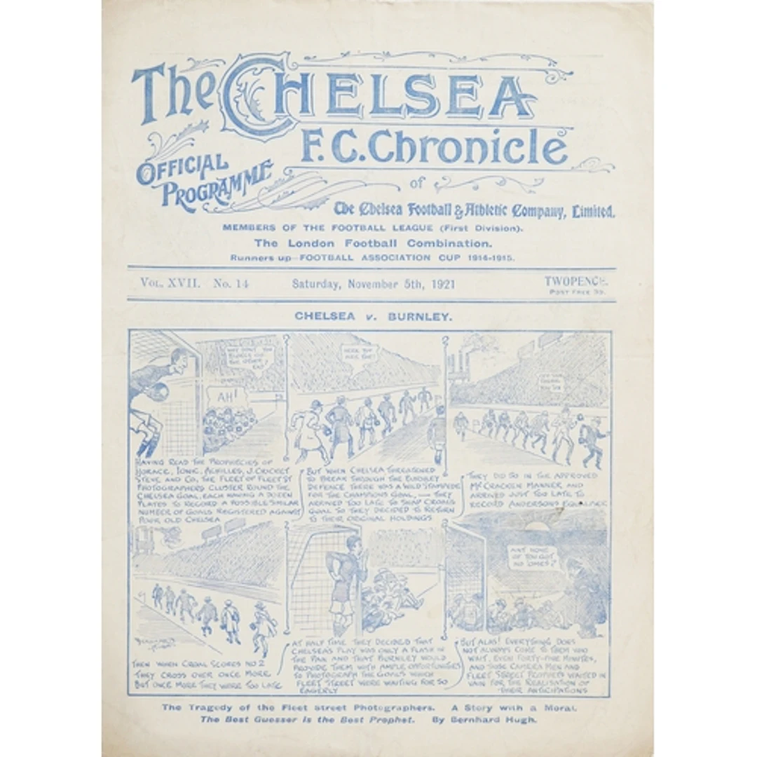 The Chelsea F.C. Chronicles official football programme - Ch...