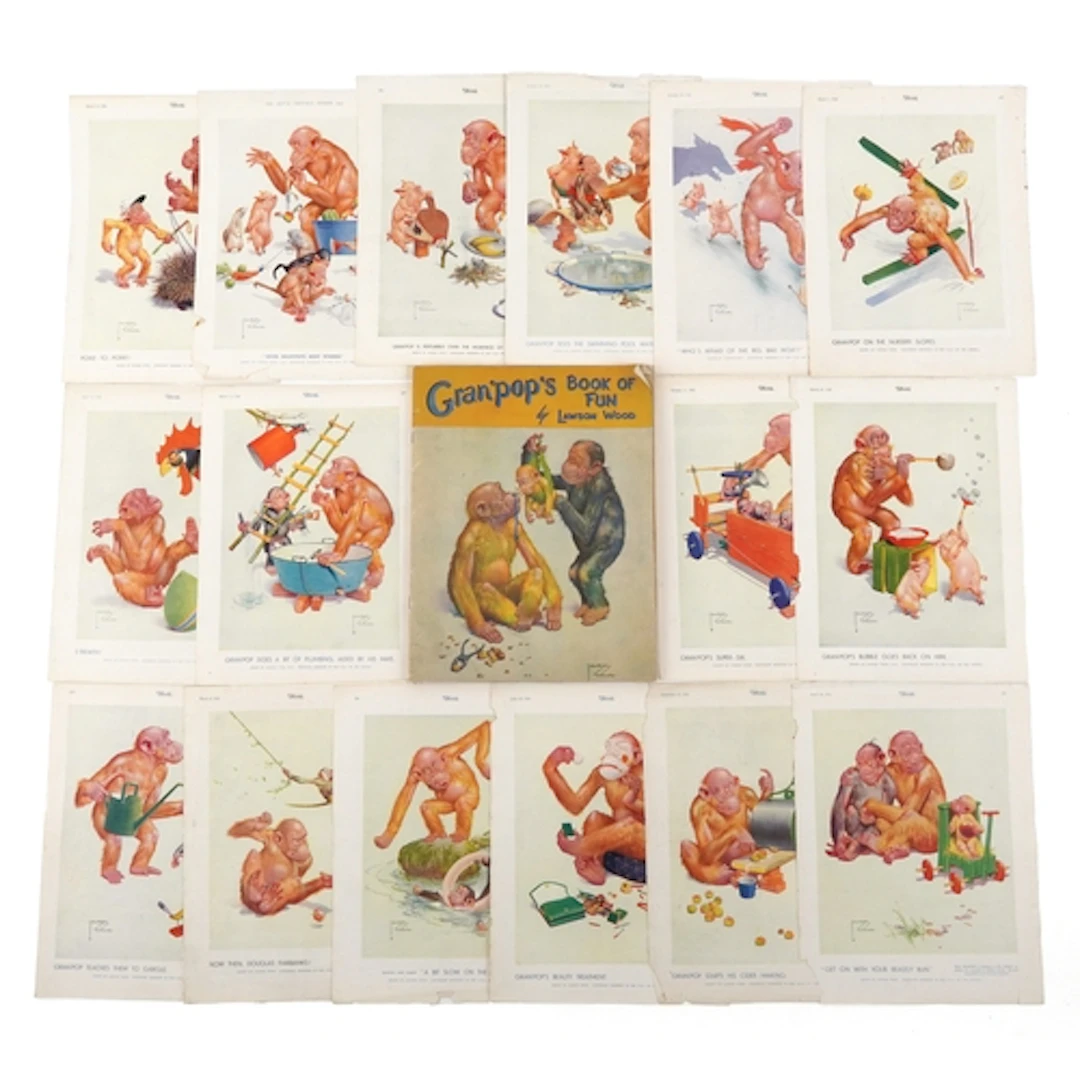 Lawson Wood Gran'pop's Book of Fun vintage children's story ...
