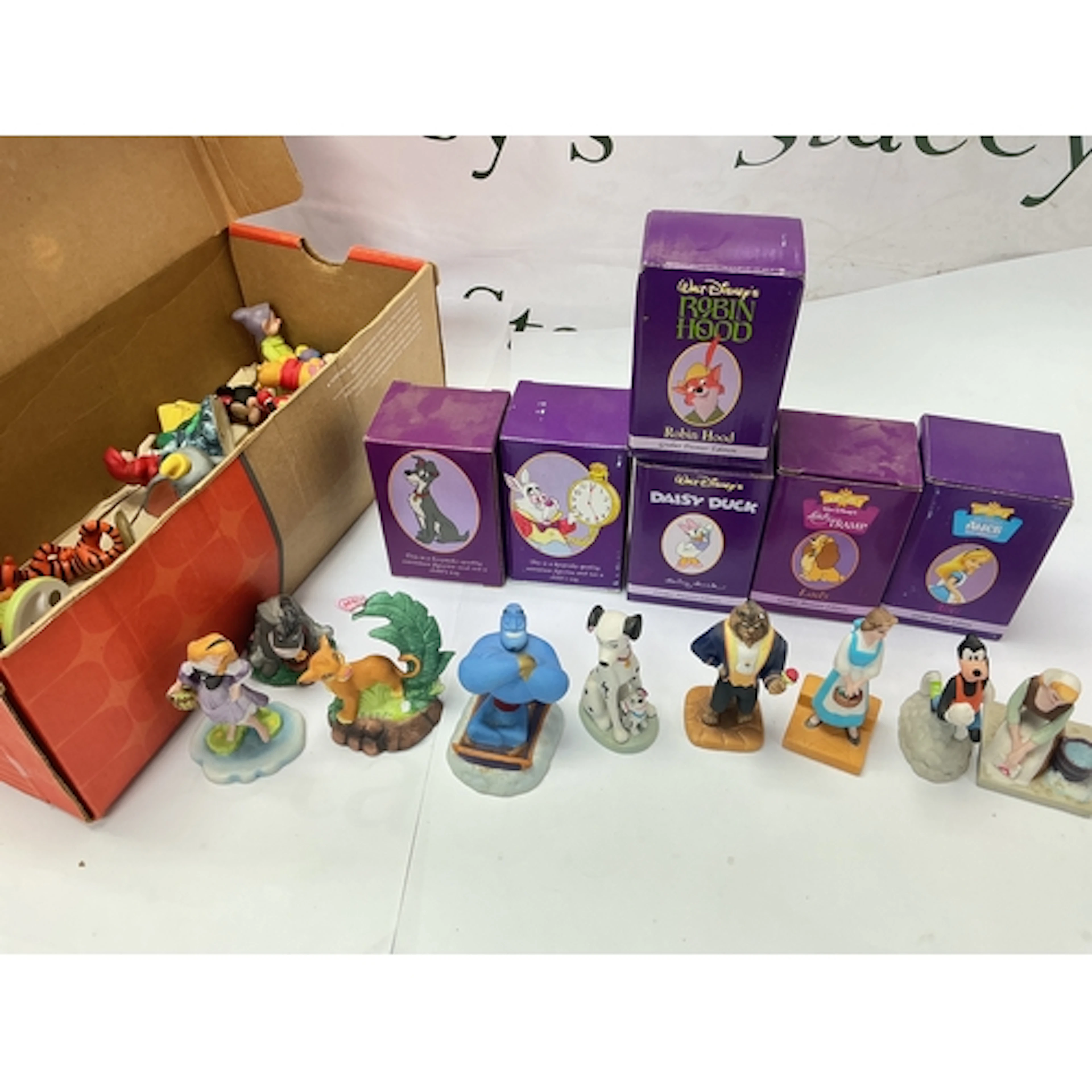 A Collection Of Disney Grolier Collections. 5 Boxed, Some A/...