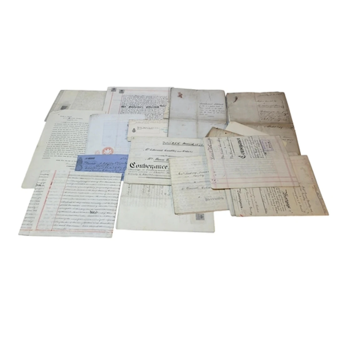 AN EXTENSIVE COLLECTION OF EARLY VICTORIAN AND LATER INDENTU...