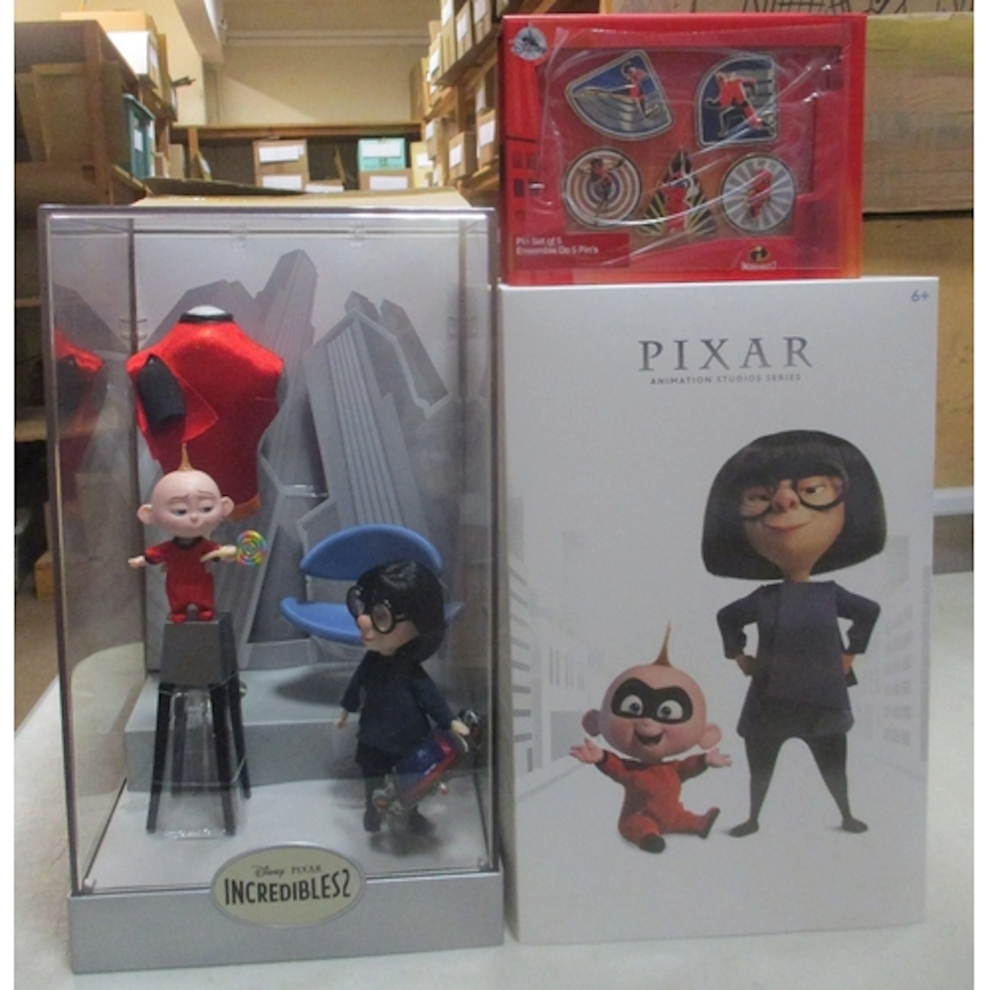 Range of toys, with Disney Designer Collection Incredibles 2...