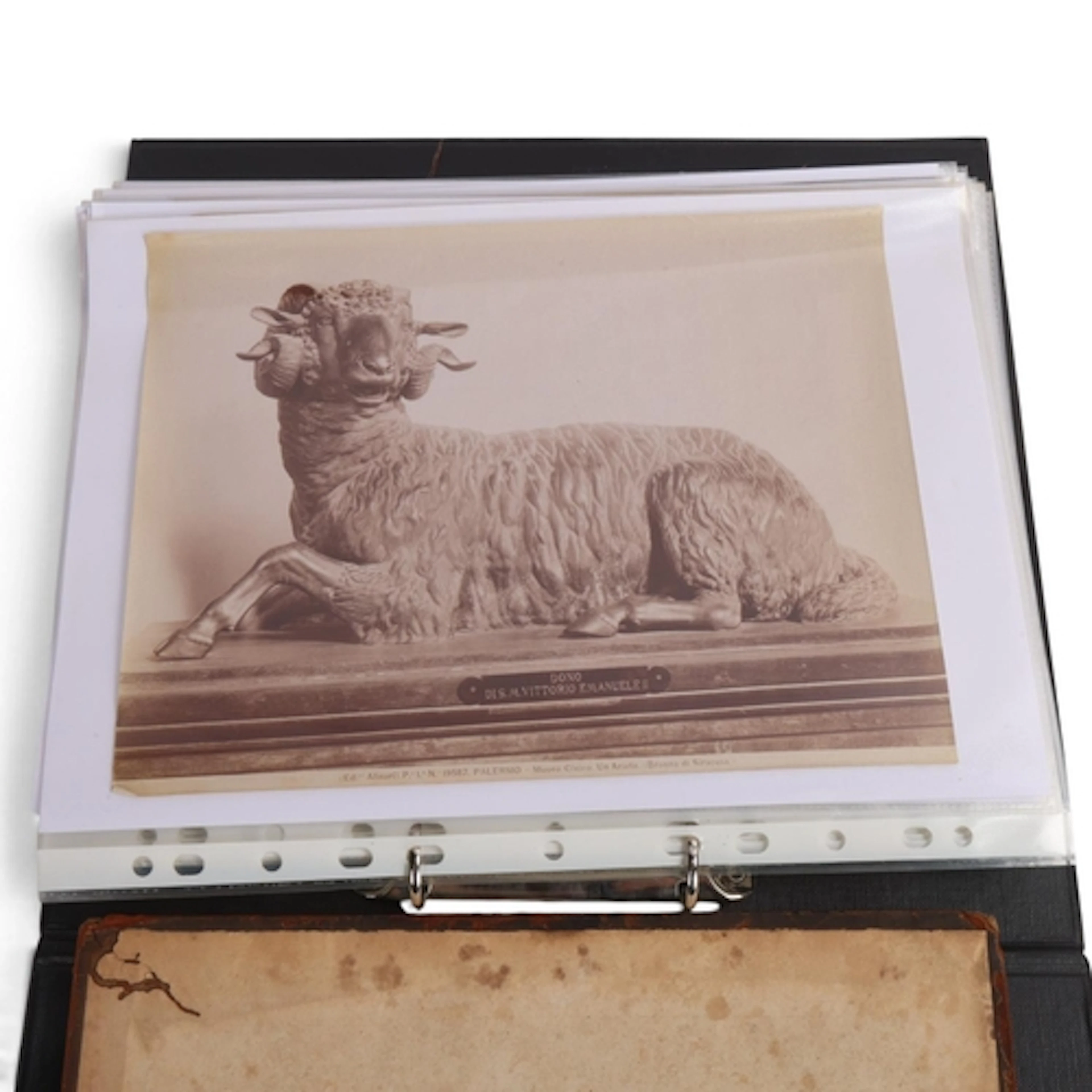 Grand Tour Italy Ca. 1870-80, a folder of 46 full plate albu...