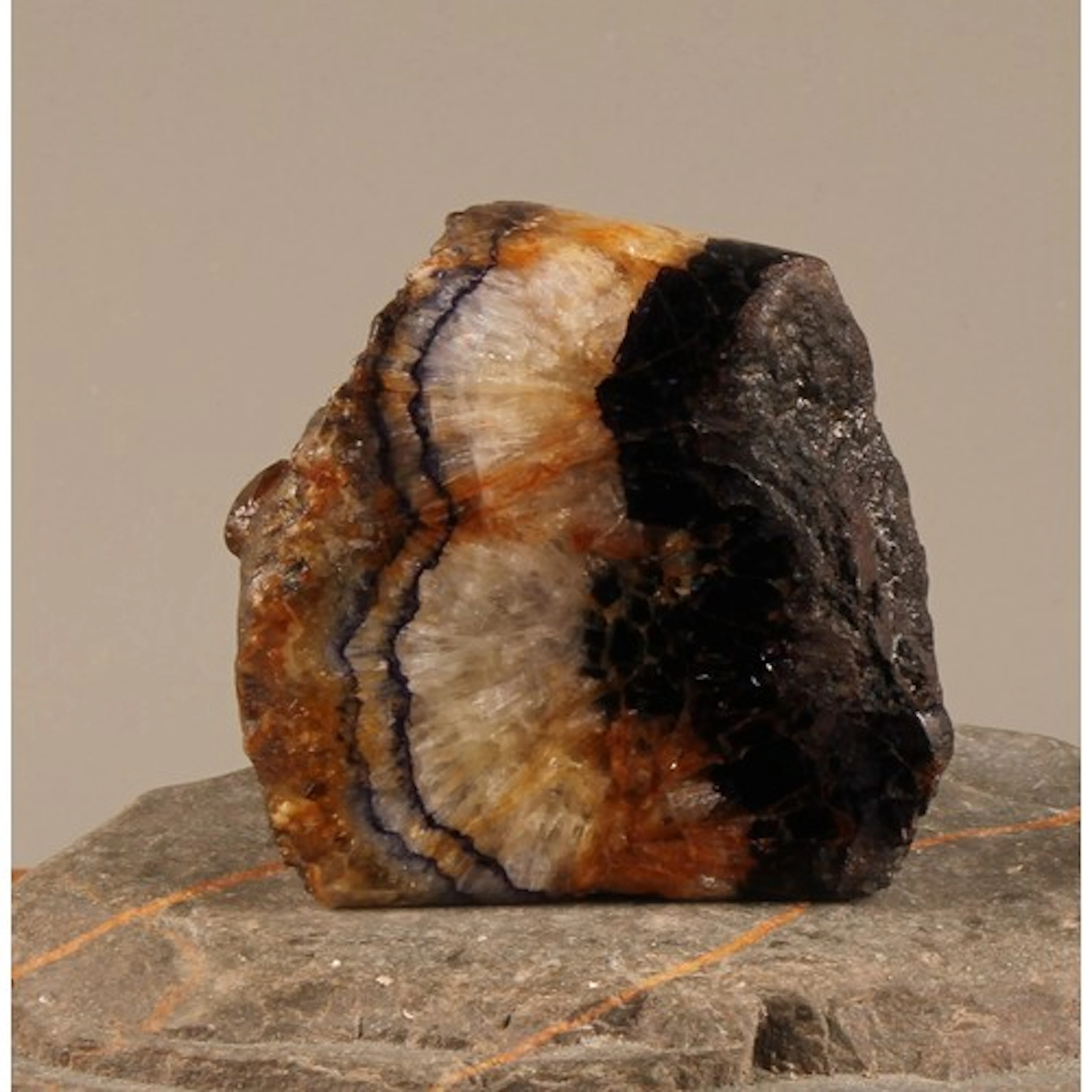 Natural History - a Blue John specimen, Old Tor Vein, 7.5cm ...
