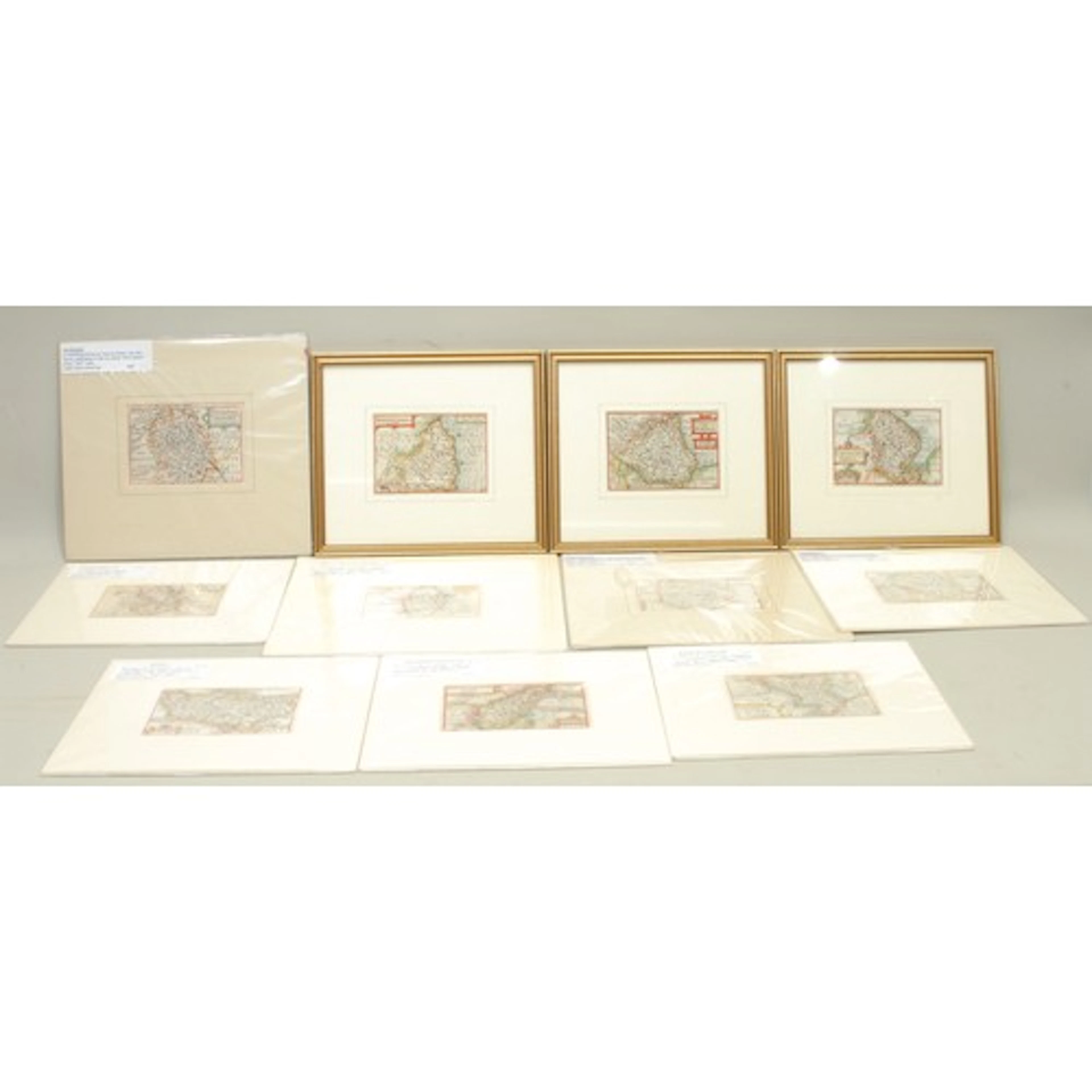 Maps - Pieter van den Keere (1571-c. 1646), a county map of ...