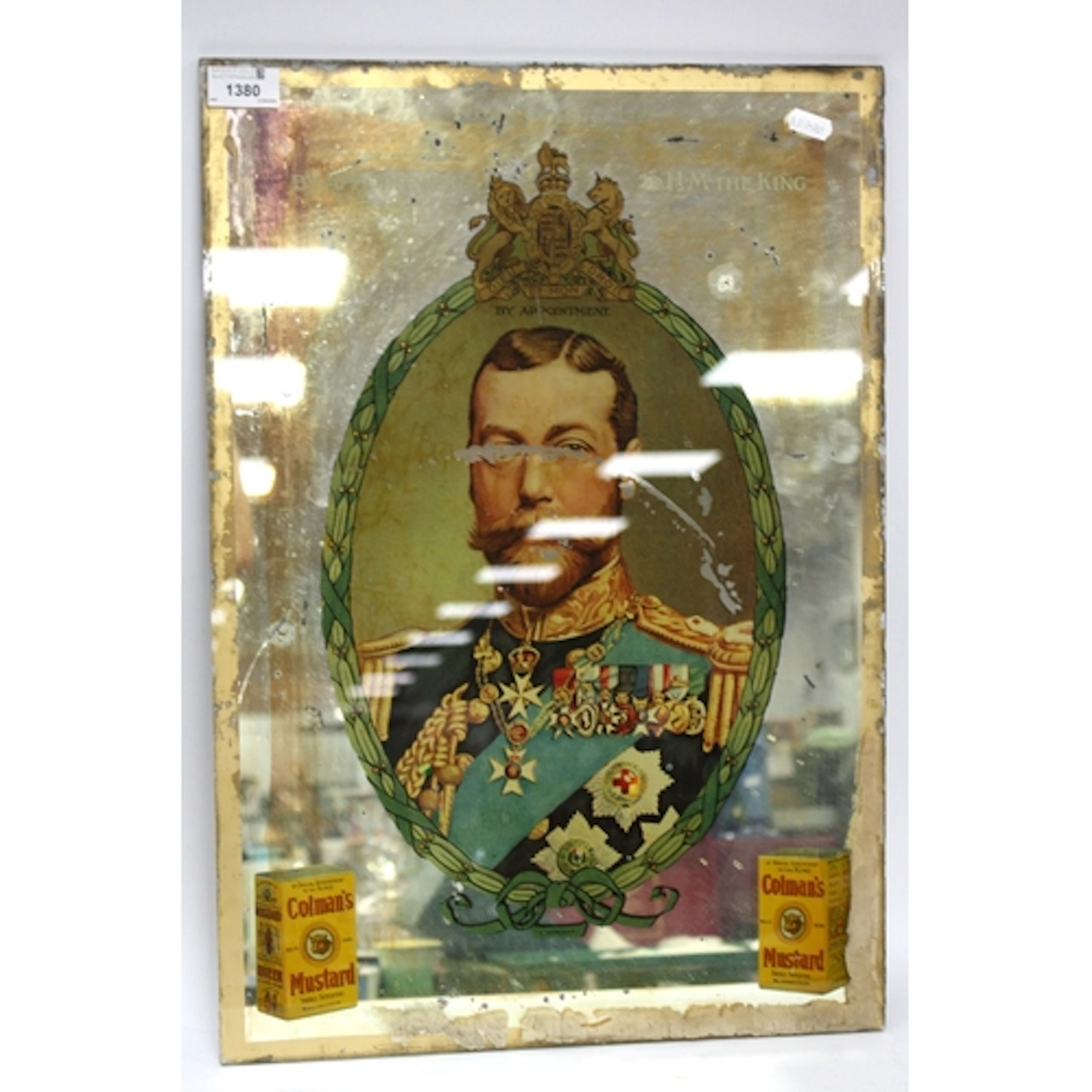Vintage Advertising, Colman's Mustard Frameless Mirror, feat...