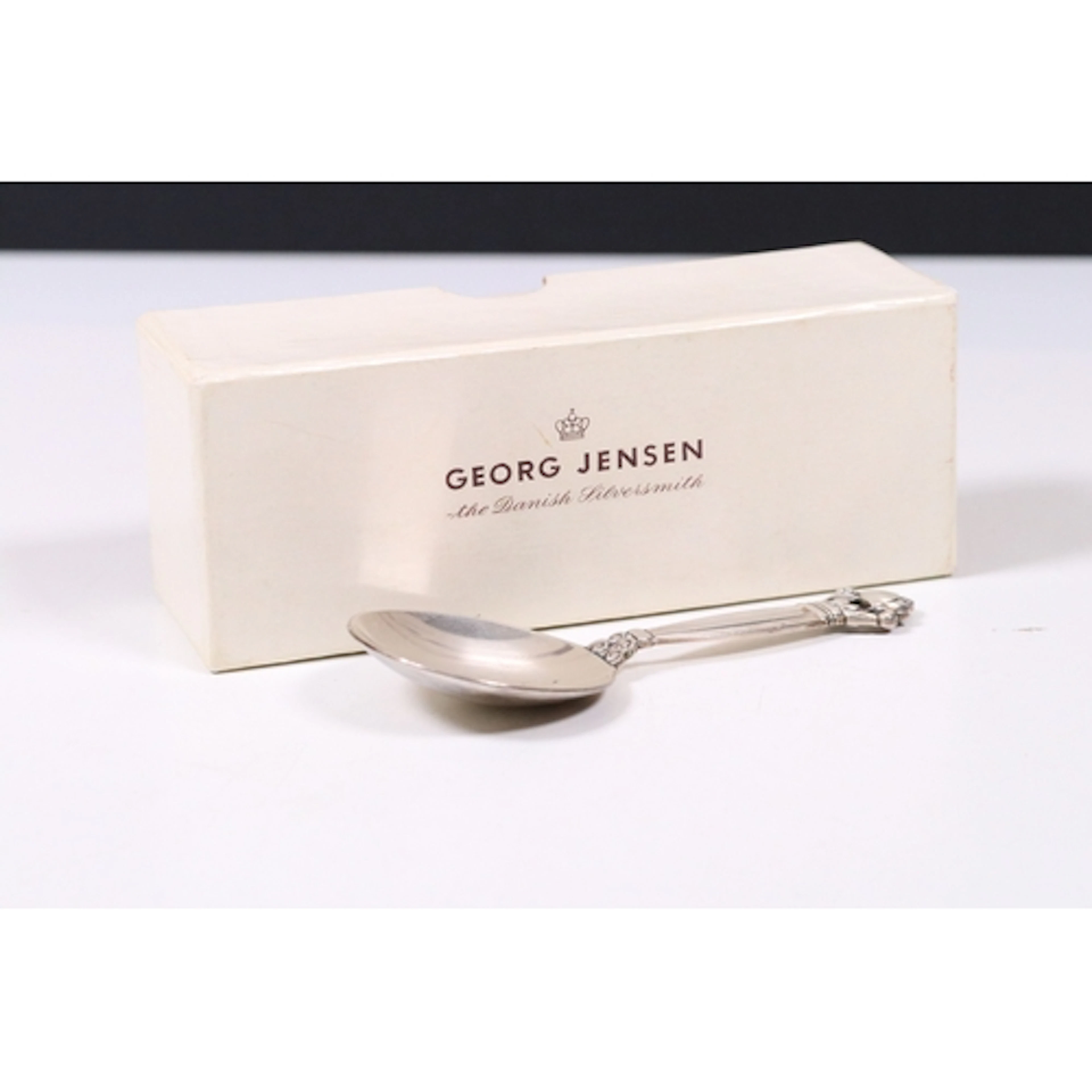 Boxed Mid 20th Century Georg Jensen Danish hallmarked silver...