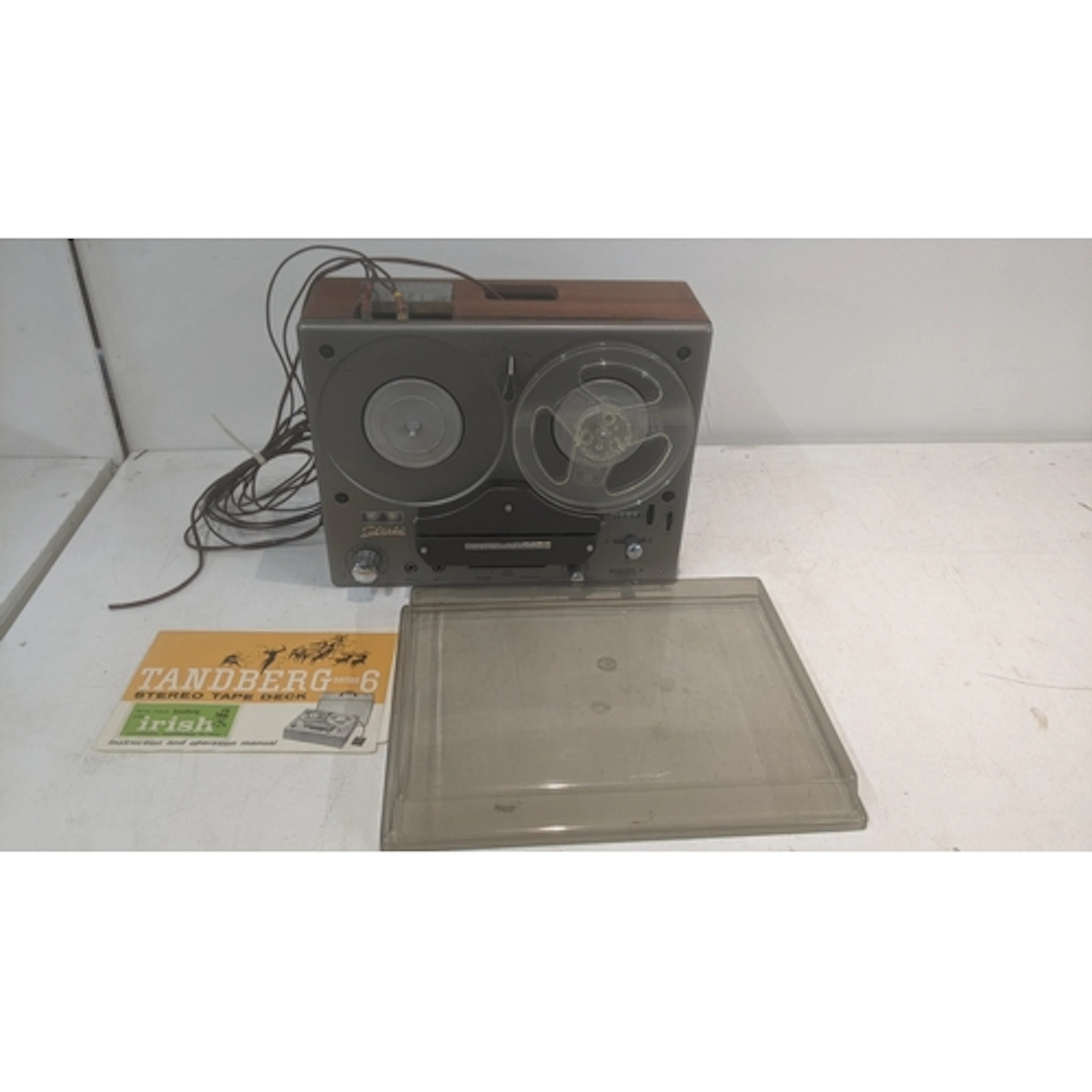 A vintage Tandberg Series 6 stereo tape deck reel-to-reel pl...