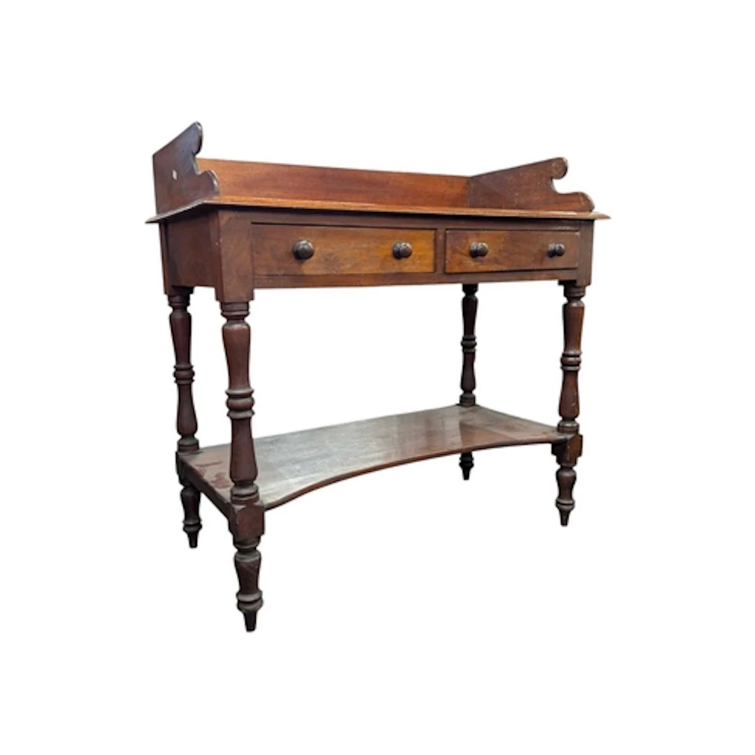 A 19th century Victorian mahogany wash stand. The wash stand...