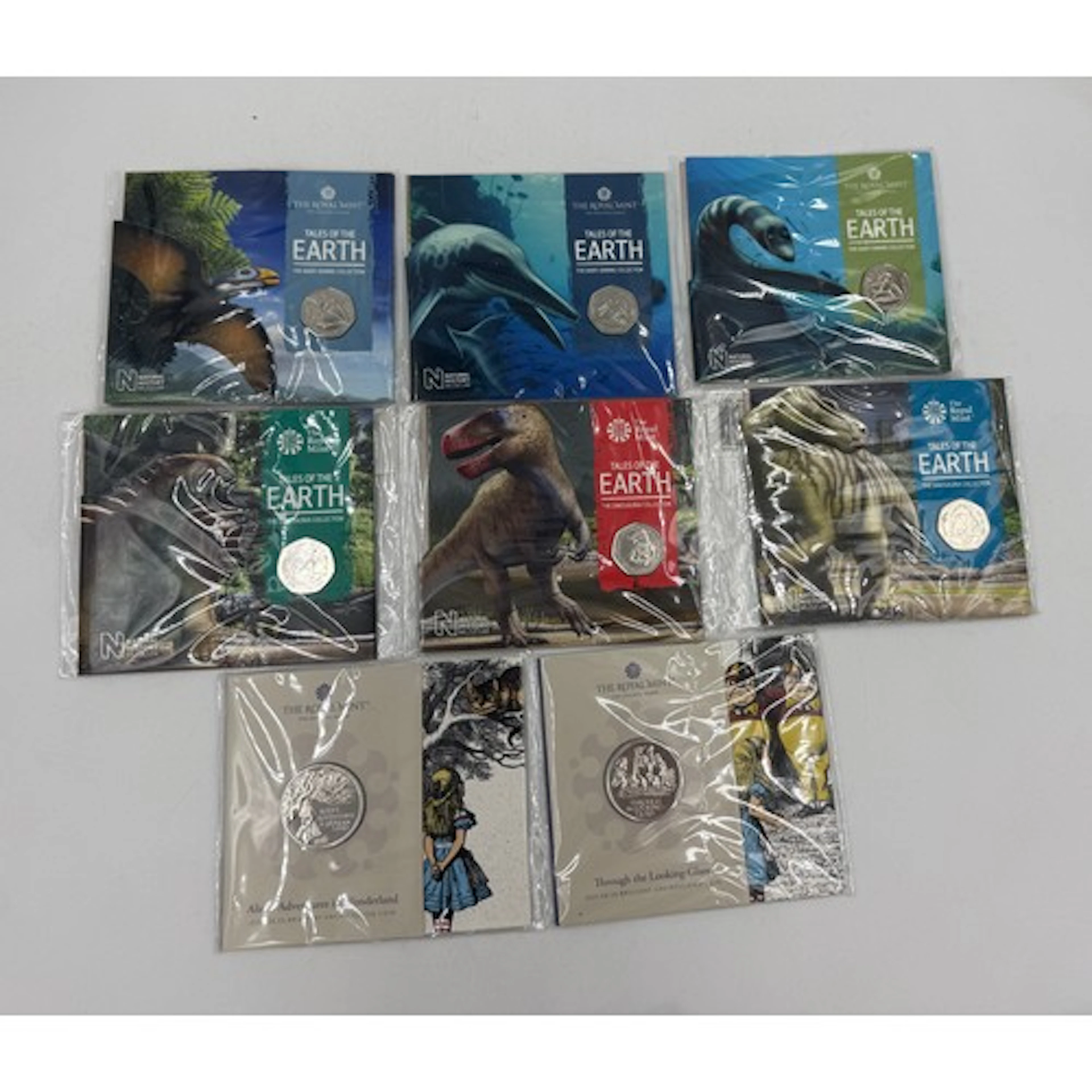 Royal Mint Treasure for Life, 3 x Tales of the Earth 50p, 3 ...