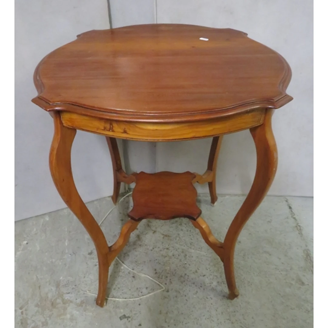 Antique Edwardian Mahogany 2 Tier Occasional Centre Table w...