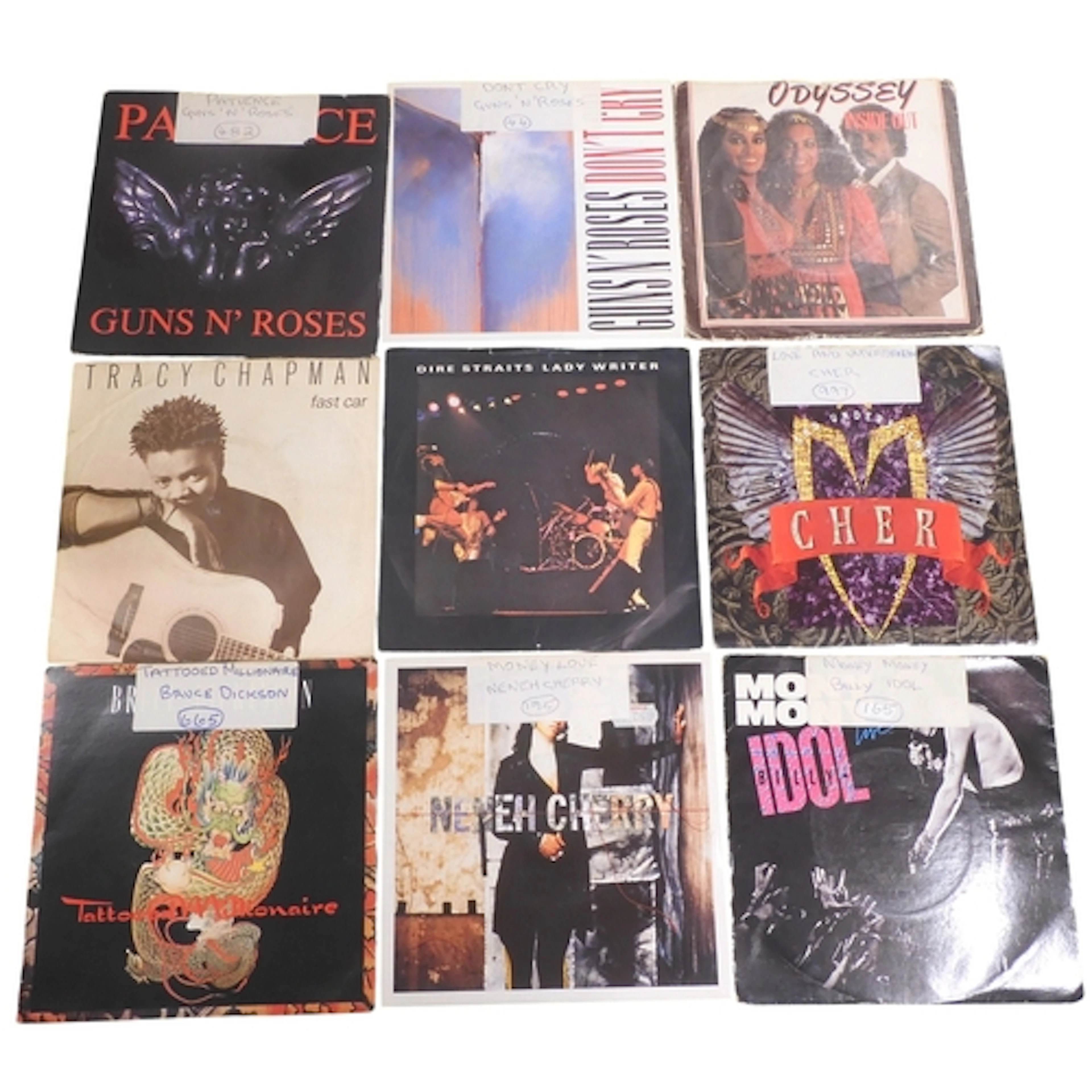 7" 45RPM Singles - Three mixed genre boxes of 7" vinyl ...