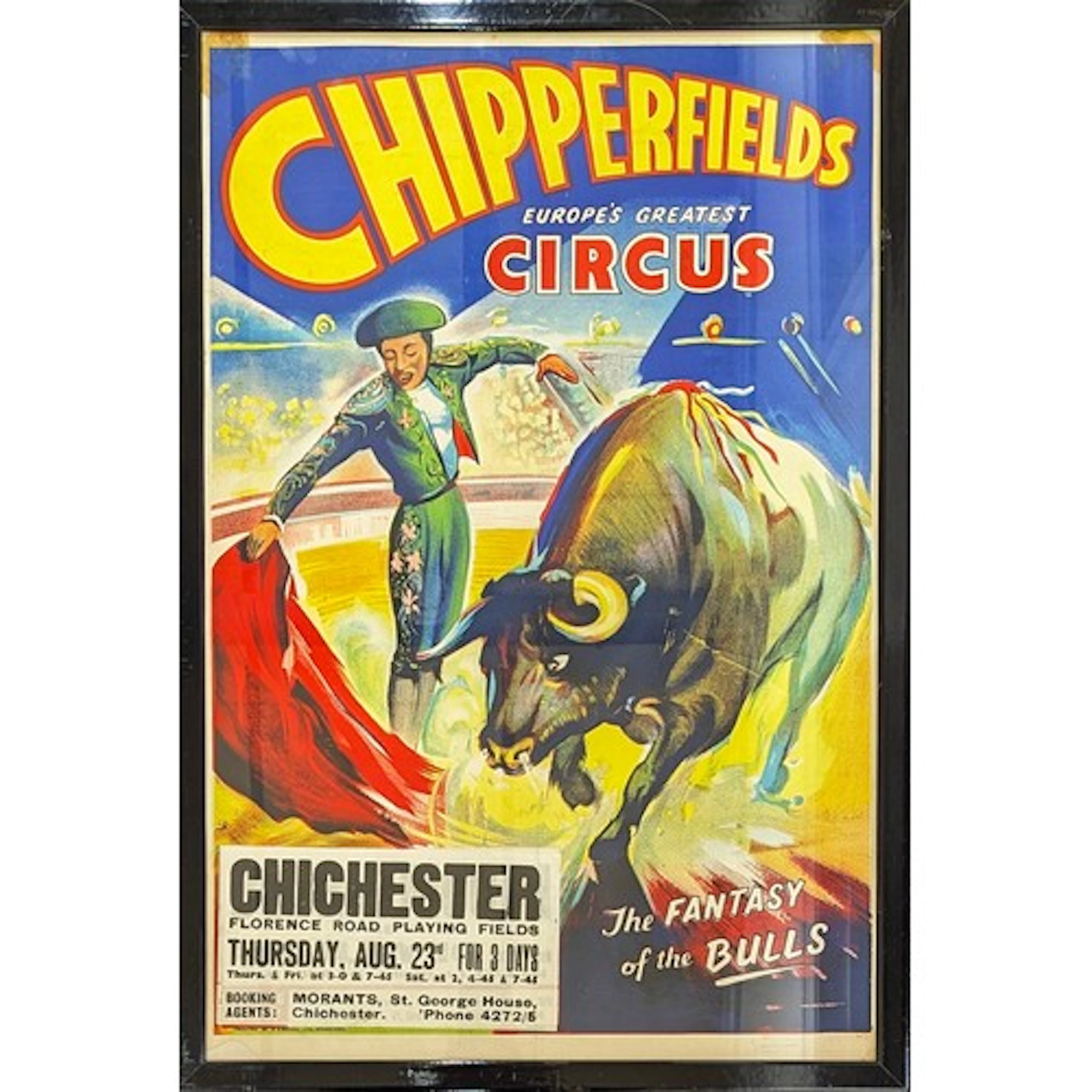 Circus & Fairground - a mid-20th poster, Chipperfields, Euro...