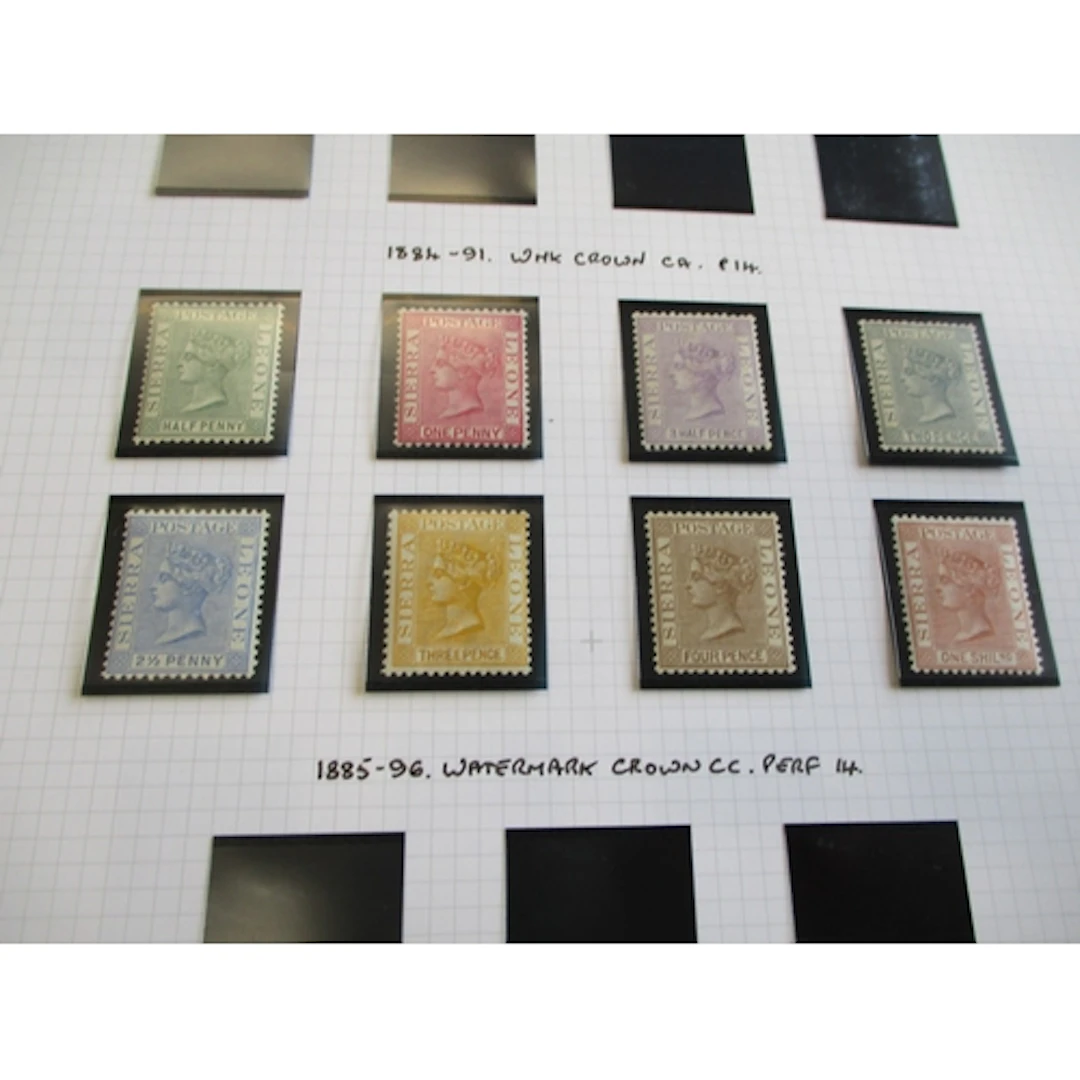 QV-KGVI British Africa mint selns in one album. Incl Sierra ...
