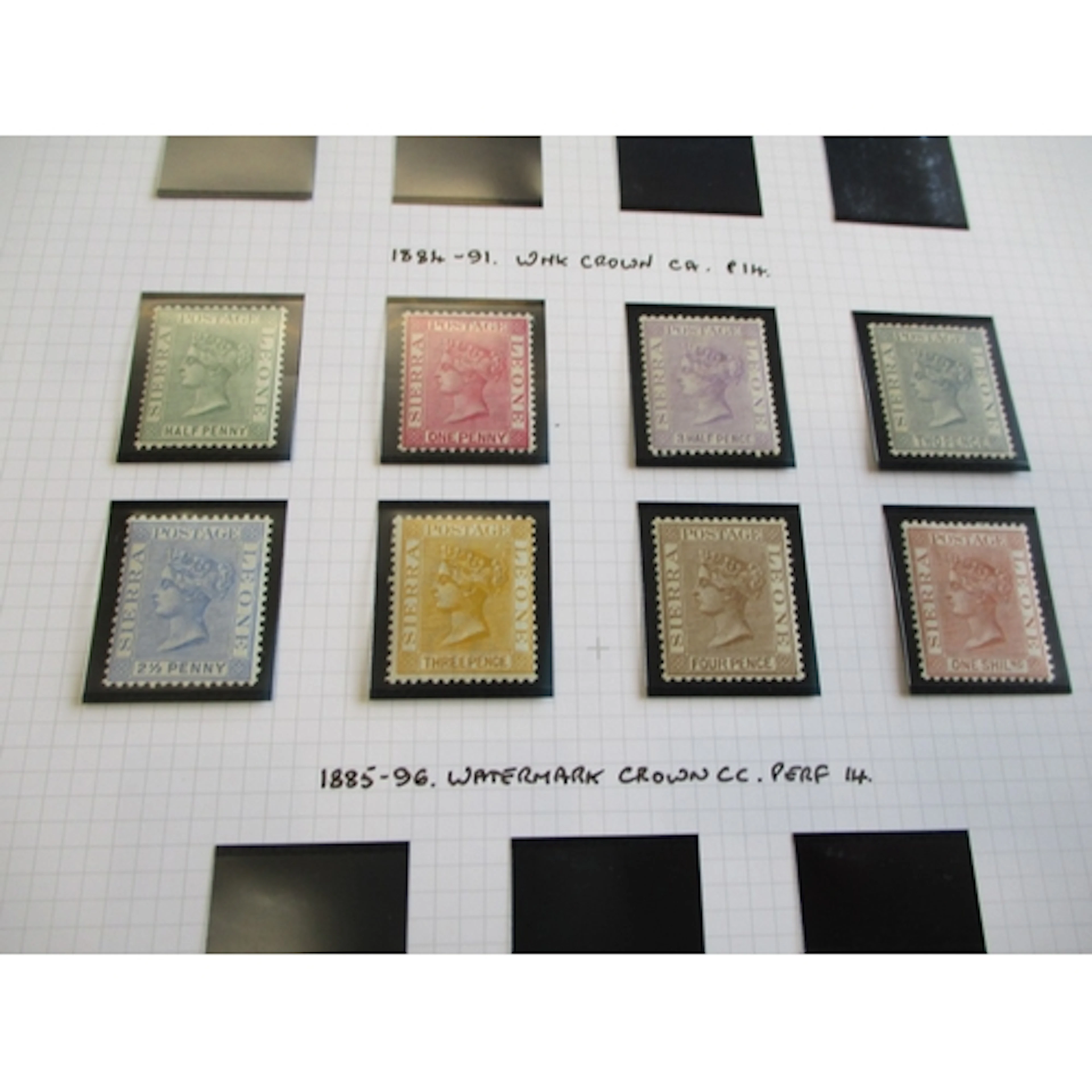 QV-KGVI British Africa mint selns in one album. Incl Sierra ...