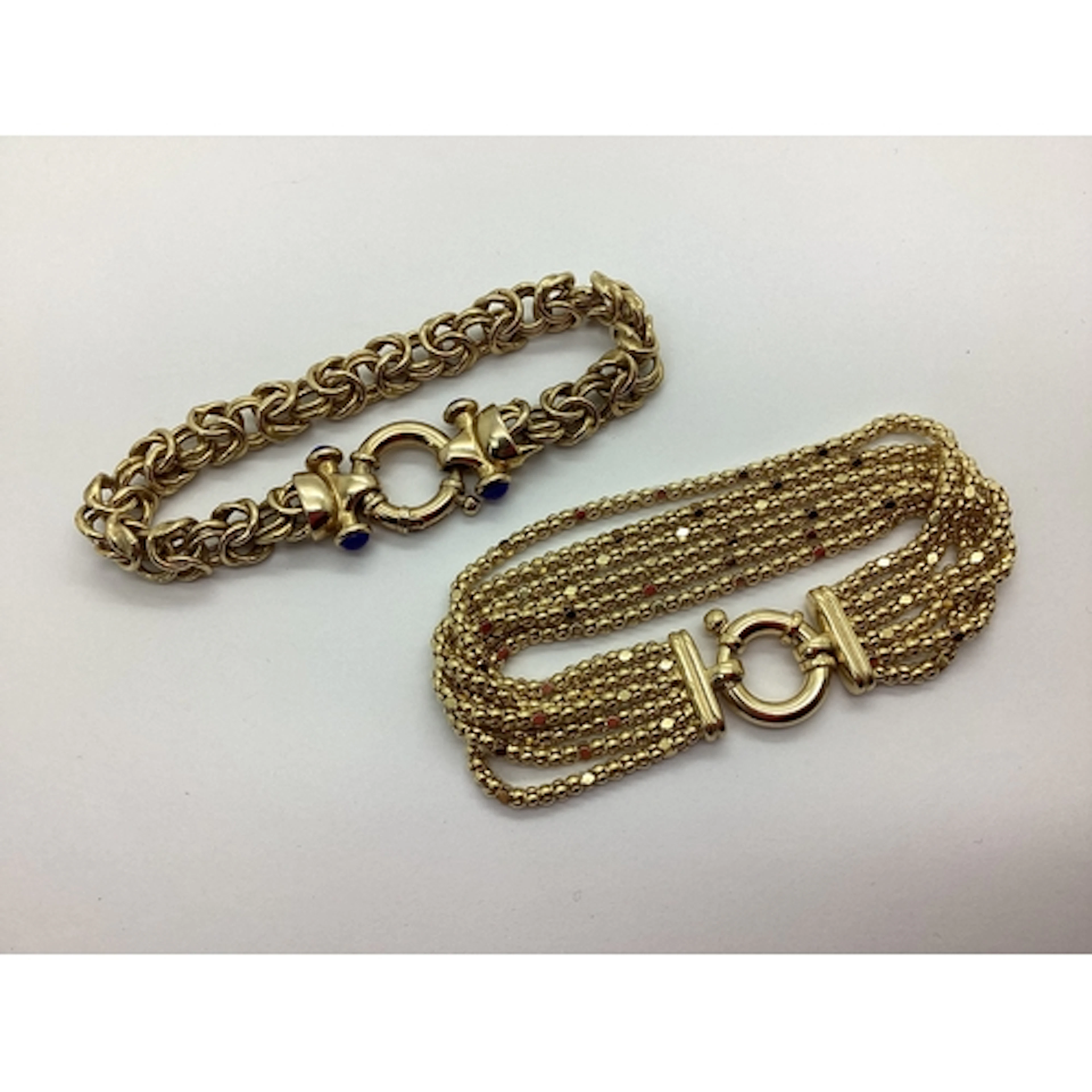QVC Veronese; A Gilt Coloured Multi-Strand 'Popcorn' Link Br...