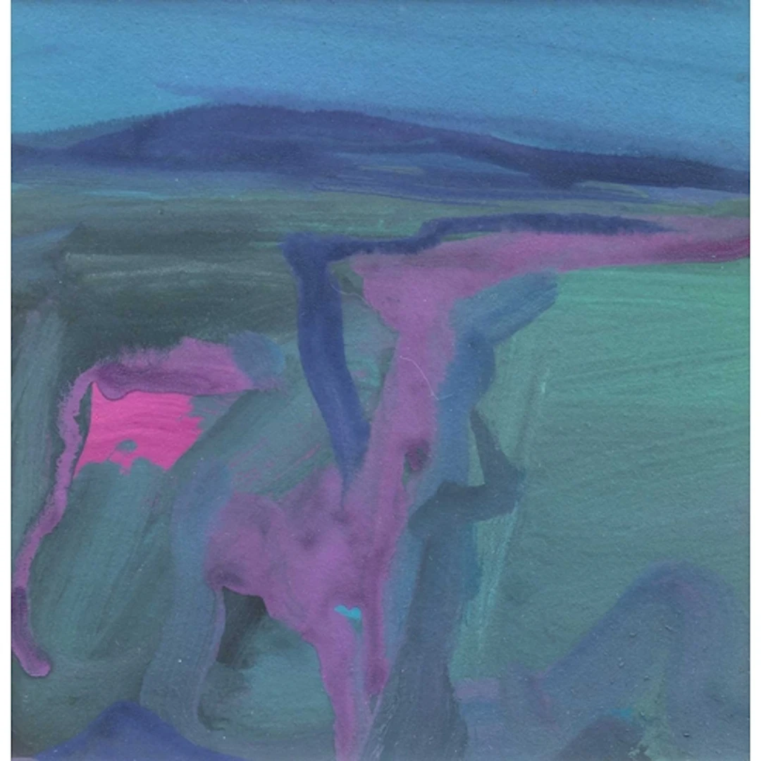 § John MILLER (1931-2002) Penwith Landscape Gouache, stamp s...