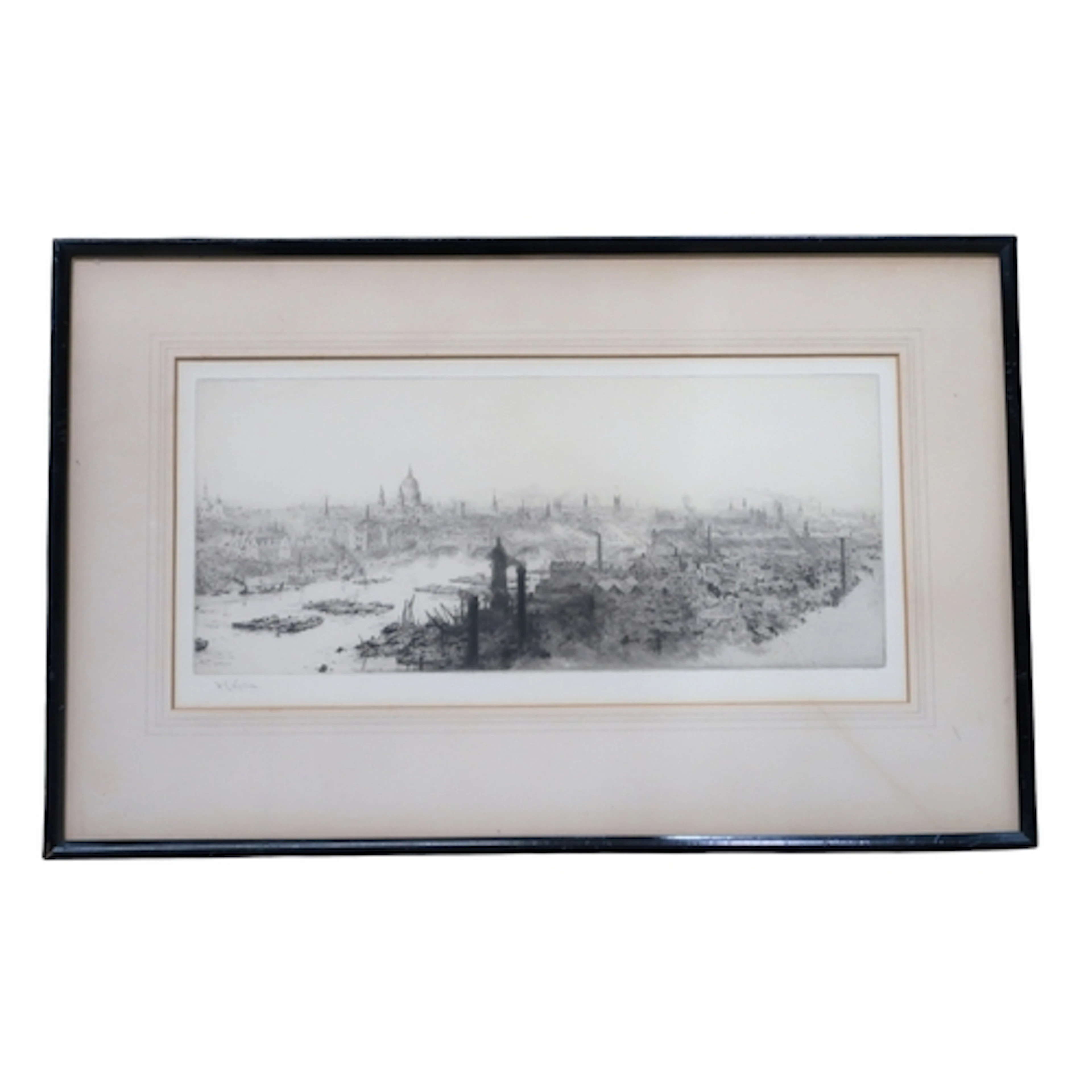 WILLIAM LIONEL WYLLIE RA RE (BRITISH 1851-1931) THE CITY OF...