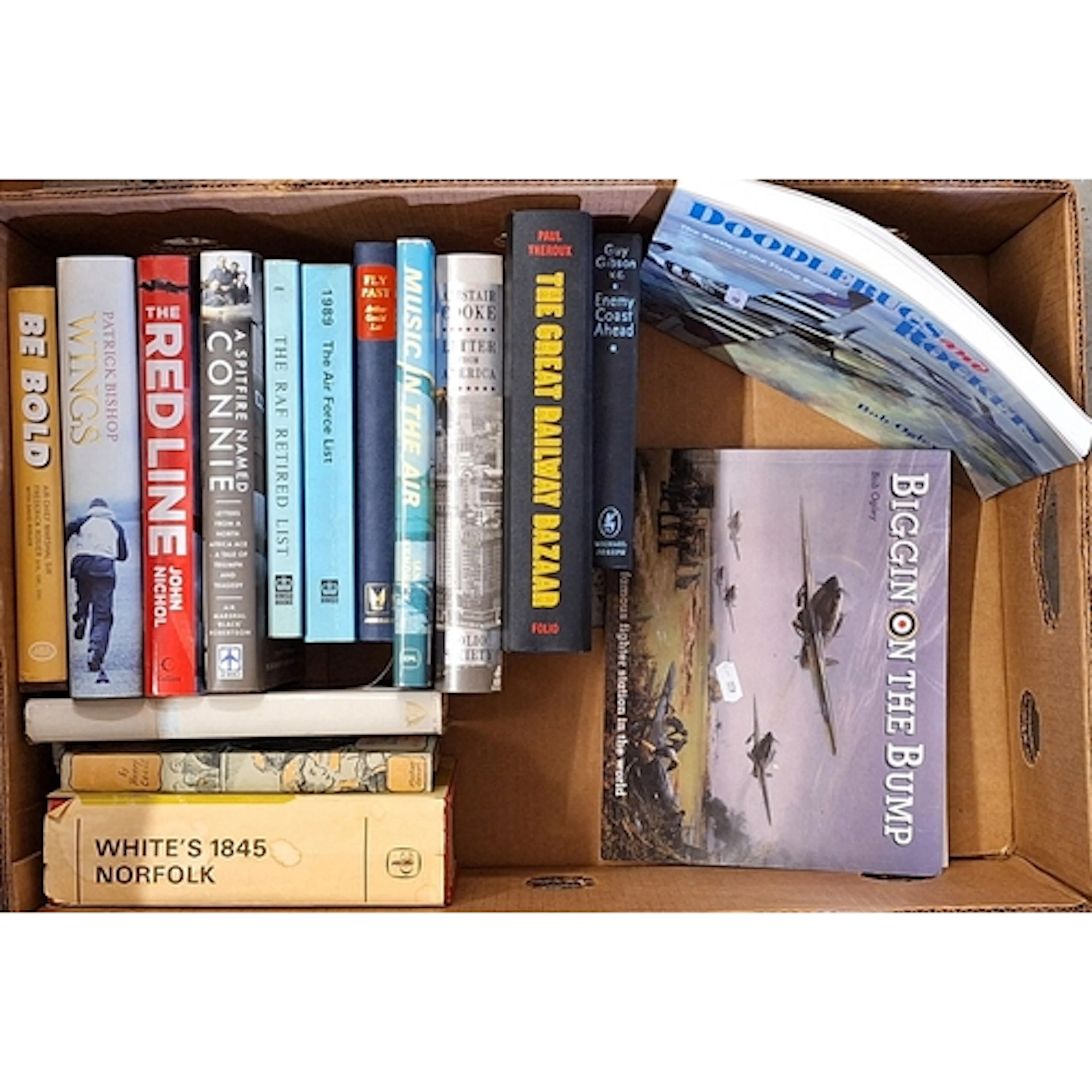 Books incl. Be Bold by Air Chief Marshall Sir Frederick Rosi...
