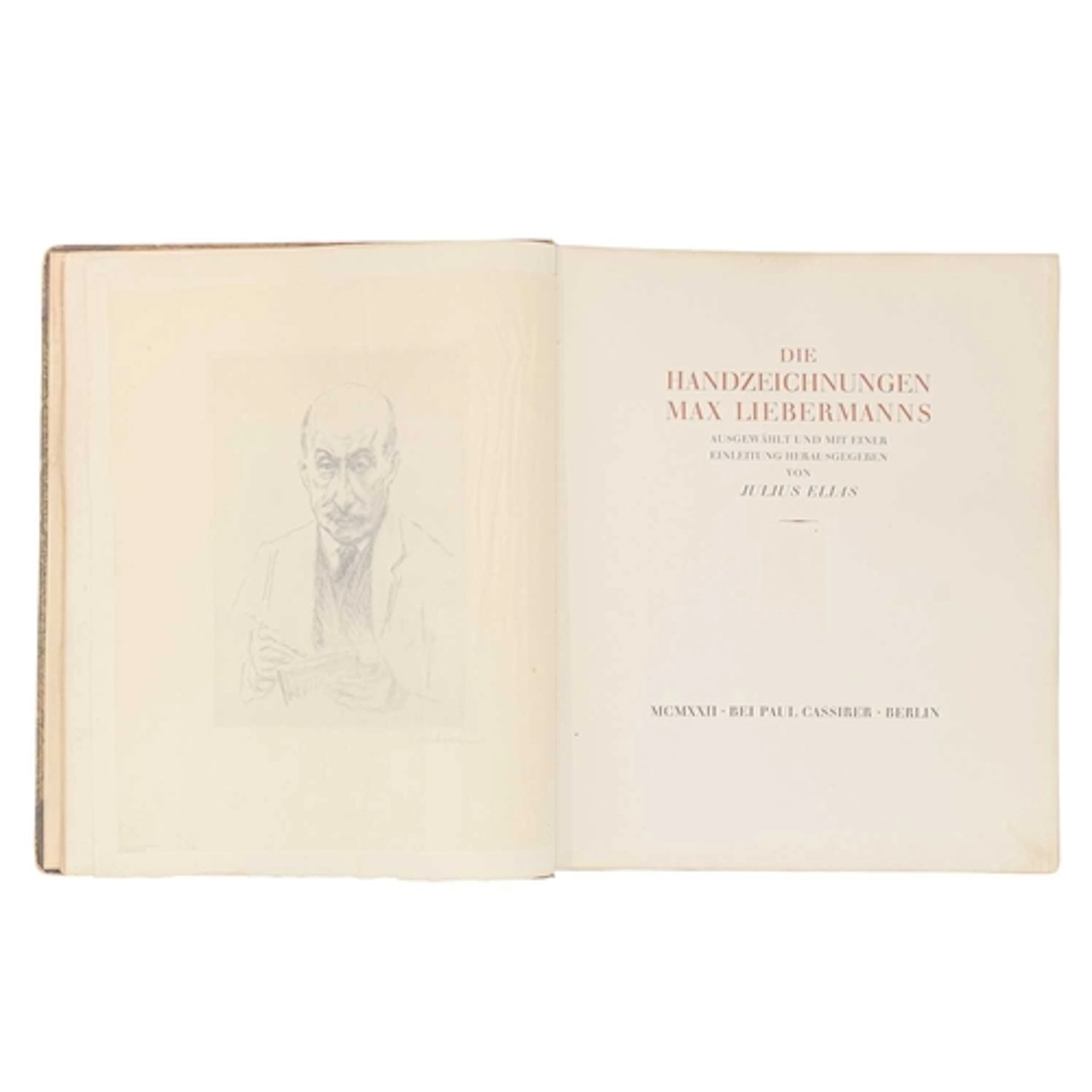 § The Drawings of Max Liebermann Julius Elias Published 1922...